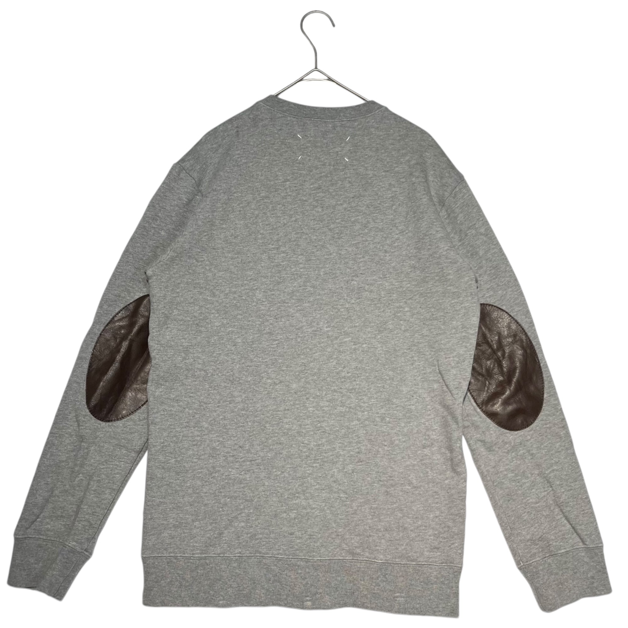 MAISON MARGIELA(メゾンマルジェラ) 16SS elbow patch sweatshirts エルボーパッチ スウェット S30GU0032 44 グレー
