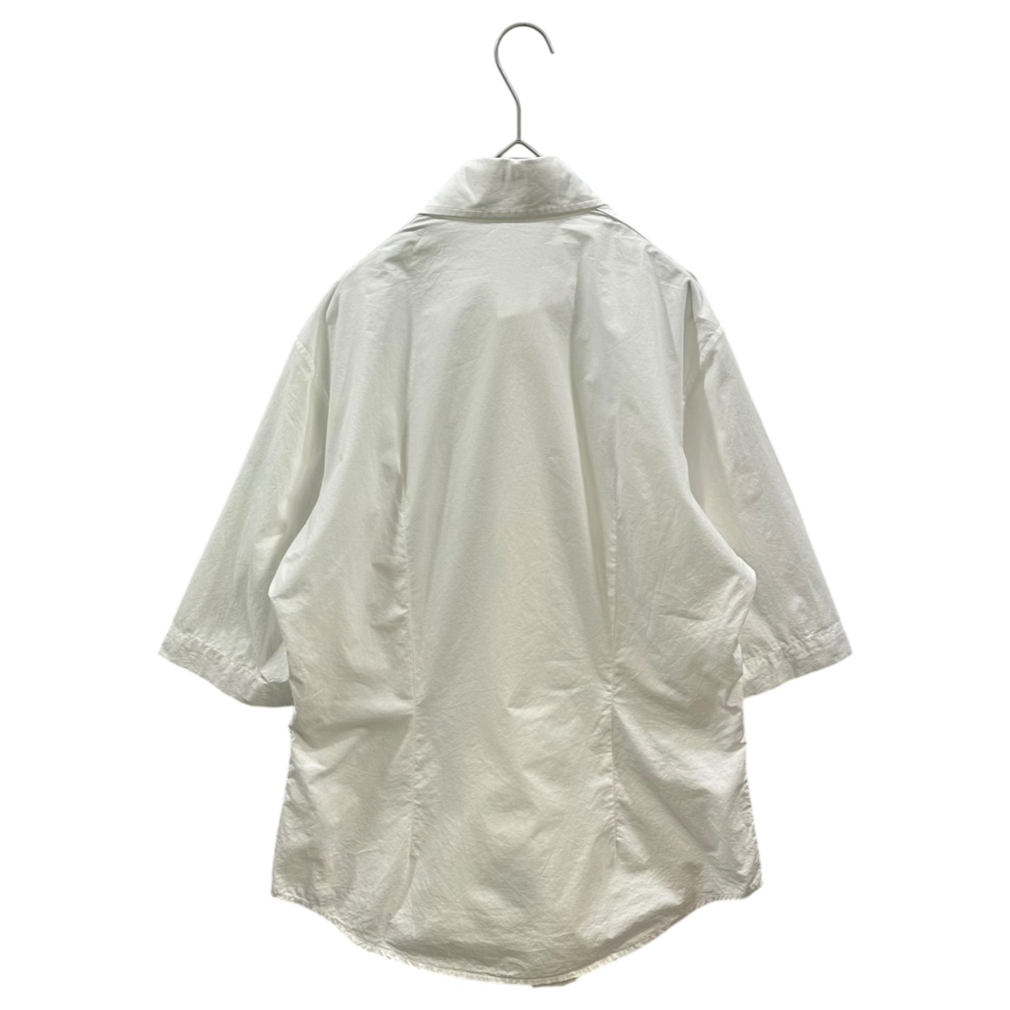 Vivienne Westwood MAN(ヴィヴィアンウエストウッドマン) 03SS Ribbon Button-Down S/S Shirt リボン ボタンダウン 半袖 シャツ 25 C140 1(S程度) ホワイト オリゾンティタグ
