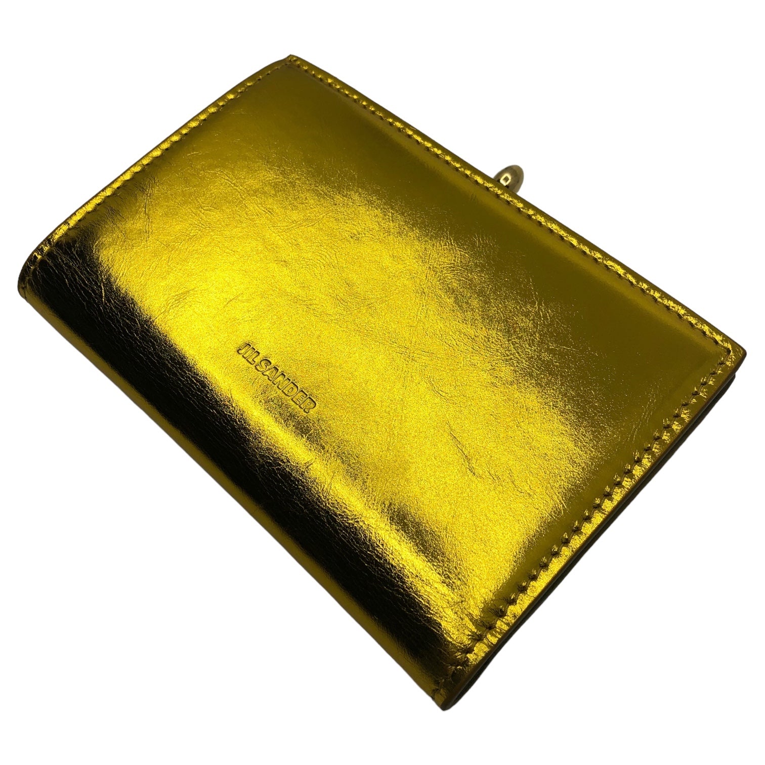 JIL SANDER(ジルサンダー) Goji Purse Small Goji パース スモール がま口 財布 J07UI0015 P5923 704 ゴールド 二つ折り