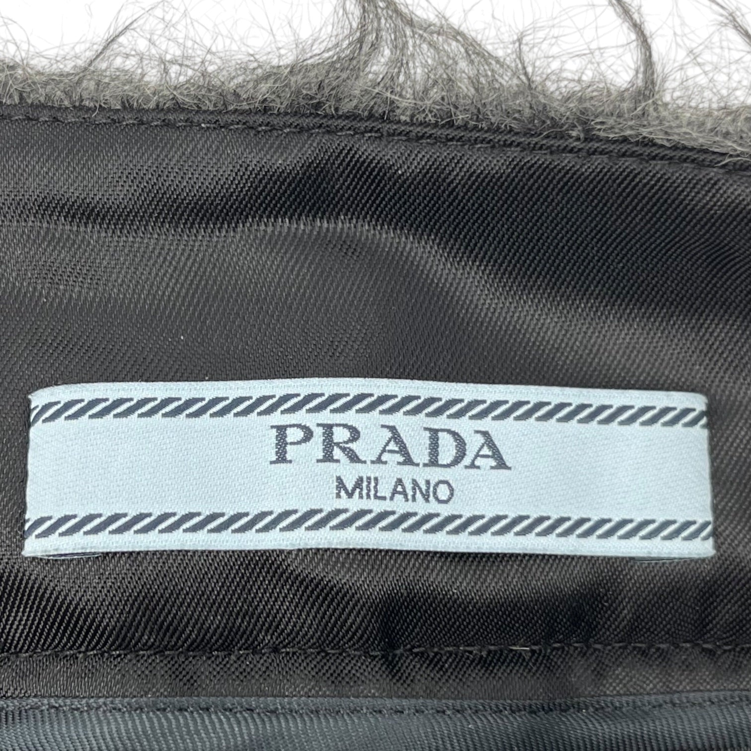 PRADA(プラダ) 17AW Alpaca shaggy mermaid skirt アルパカ シャギー マーメード スカート P190MG 36(S程度) グレー