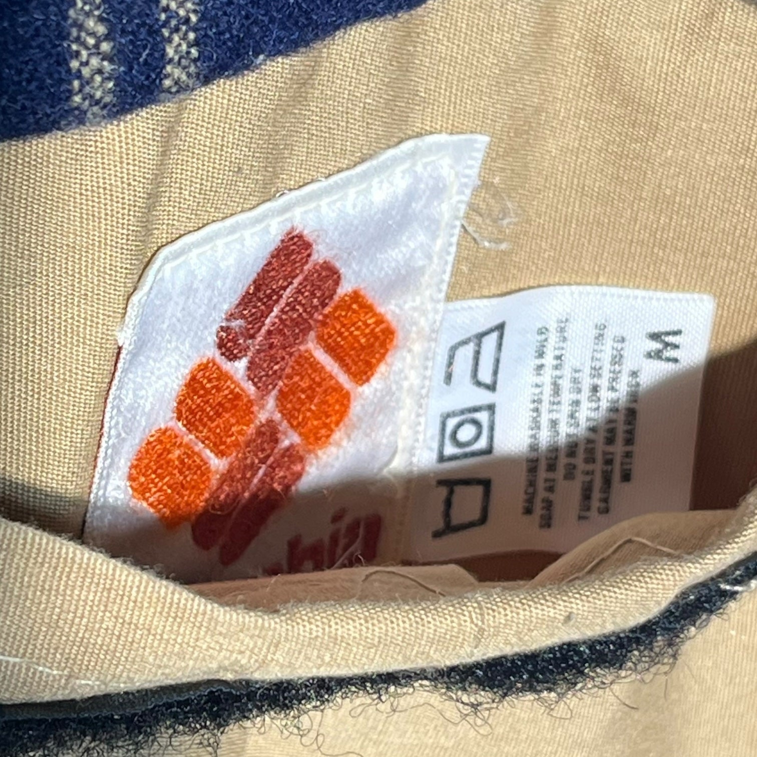 Columbia(コロンビア) 70's~80's Reversible cotton wool vest リバーシブル コットン ウール ベスト M ベージュ×ネイビー 70年代~80年代 ヴィンテージ イエローストーンタグ