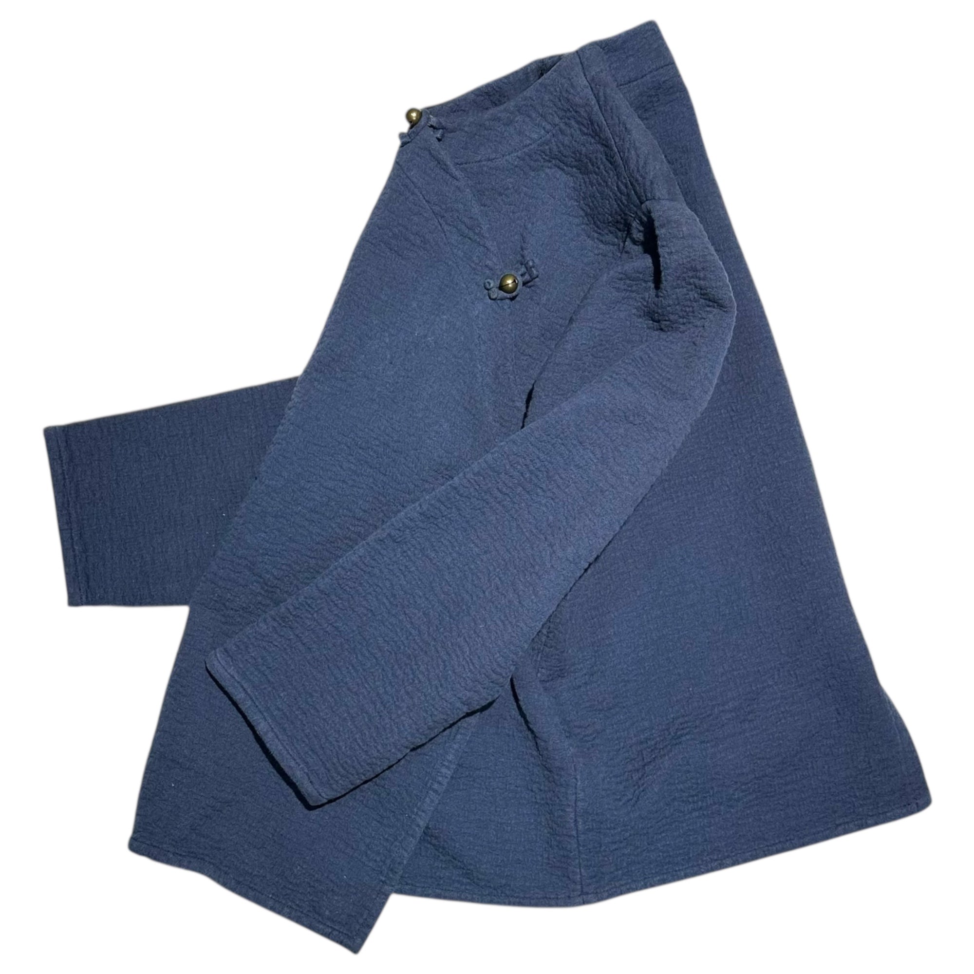 COMME des GARCONS(コムデギャルソン) 70's Archive Bell Button Kung Fu Jacket アーカイブ 鈴 ボタン カンフー ジャケット J110130 表記無(FREE) ネイビー 70年代 ヴィンテージ