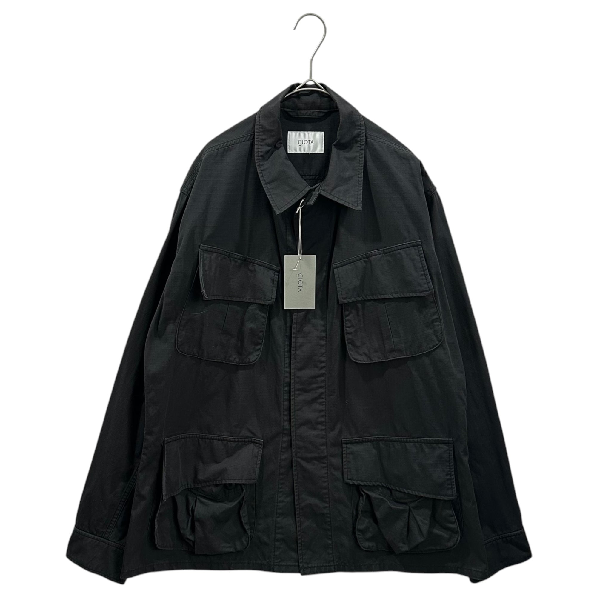 CIOTA(シオタ) LOFTMAN別注 Suvin Cotton Weather Jungle Fatigue Jacket スビンコットン ウェザー ジャングル ファティーグ ジャケット JKLM-120M 5 ブラック ミリタリー