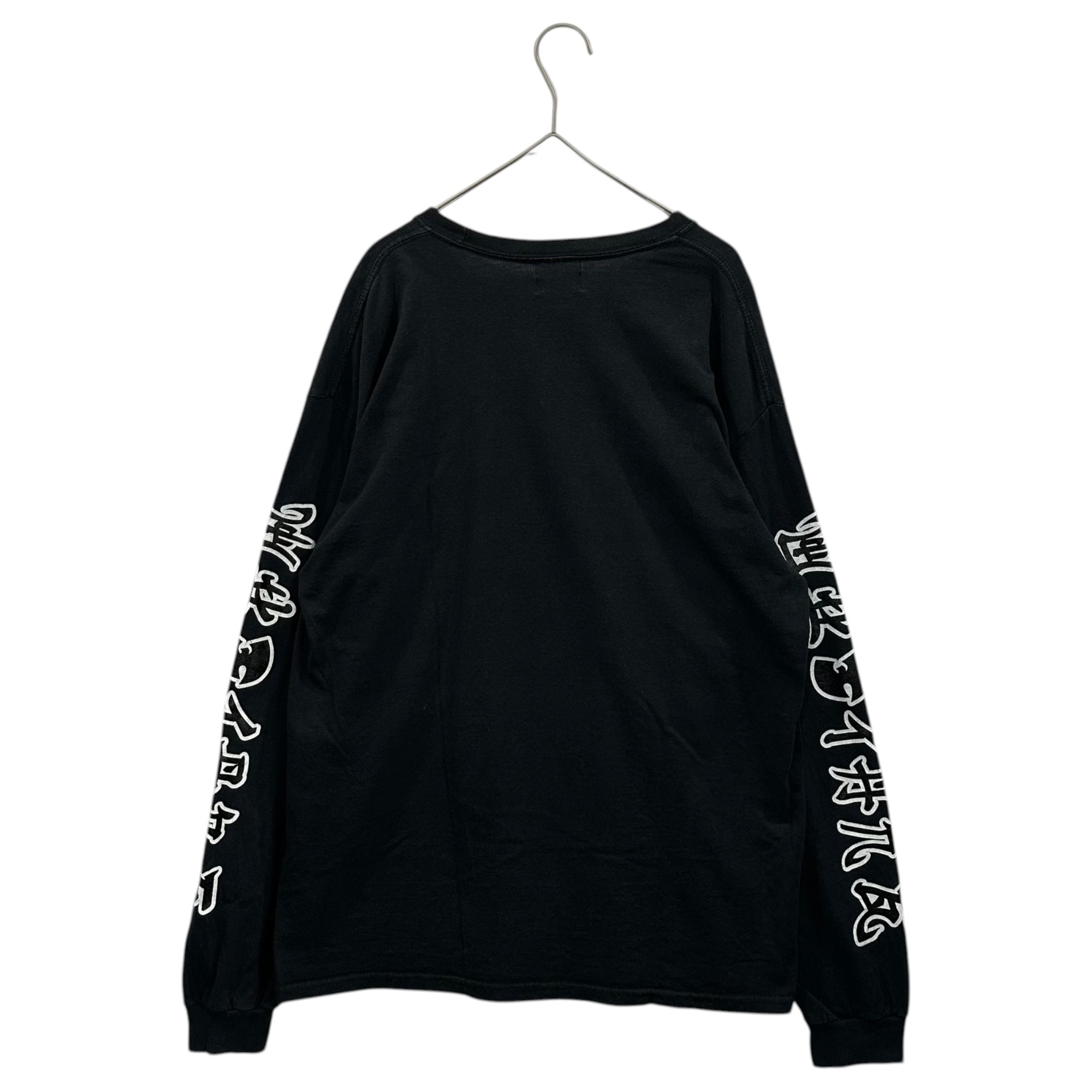 WU-WORLD(ウーワールド) WU-TANG CLAN L/S TEE ロゴ 長袖 Tシャツ L ブラック カットソー