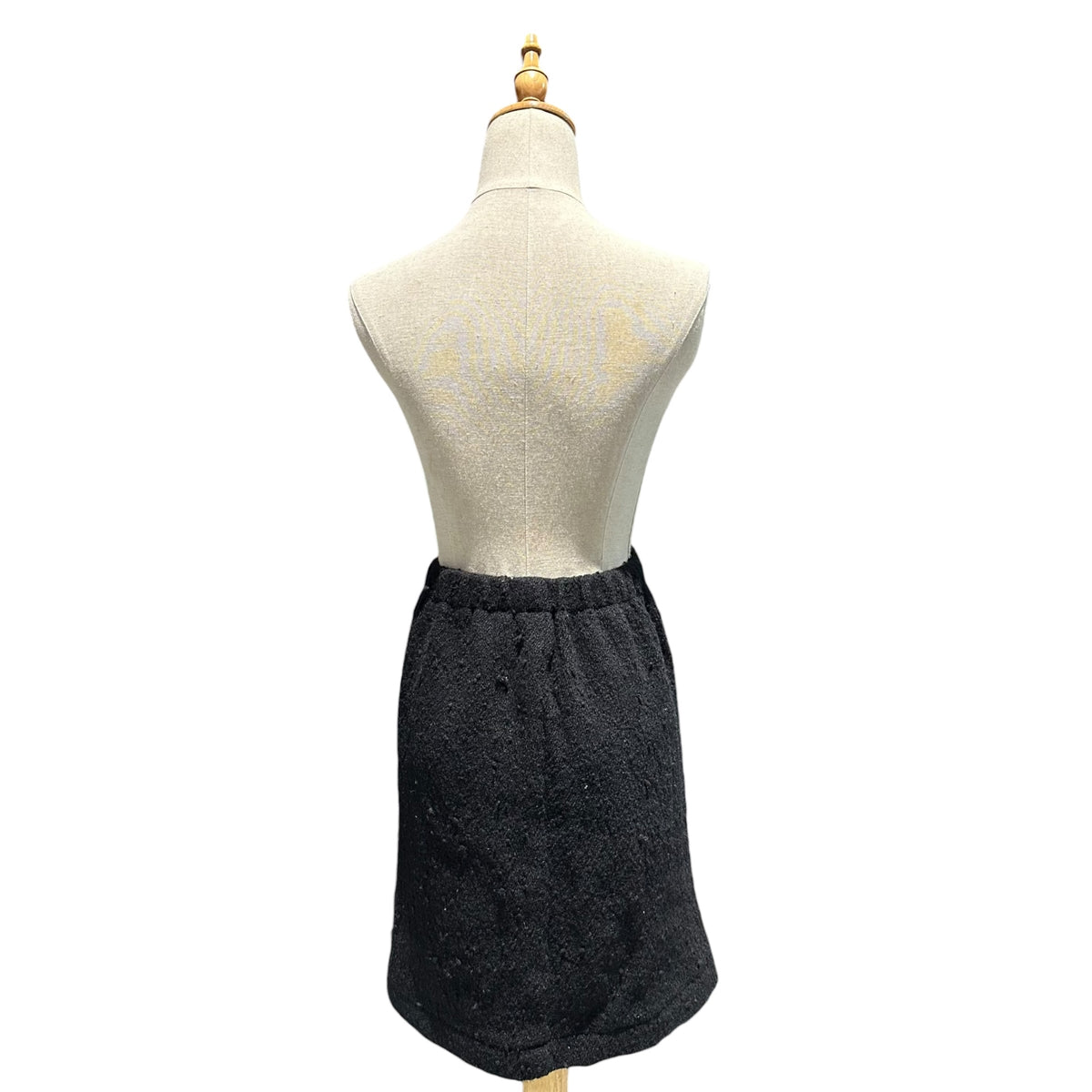 COMME des GARCONS(コムデギャルソン) 1991AW Wool Felted Tight Skirt ウール縮絨 タイト スカート GS-05061S FREE ブラック AD1991 90s アーカイブ