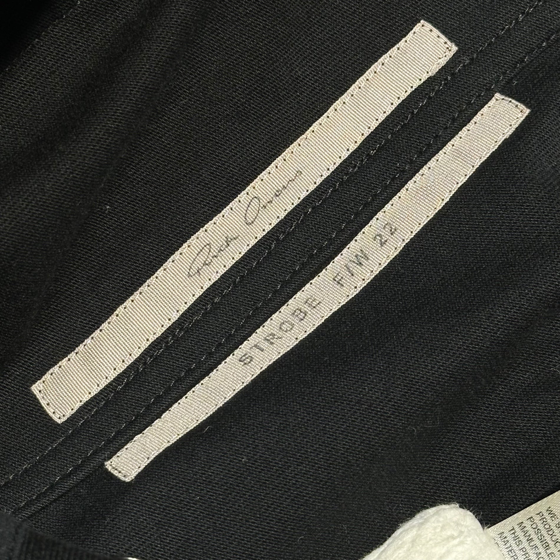 Rick Owens(リックオウエンス) 22AW MASTODON CARGO PANT マストドン カーゴ パンツ スウェット ジョグ RU02B2396-BA 52(XL程度) ブラック