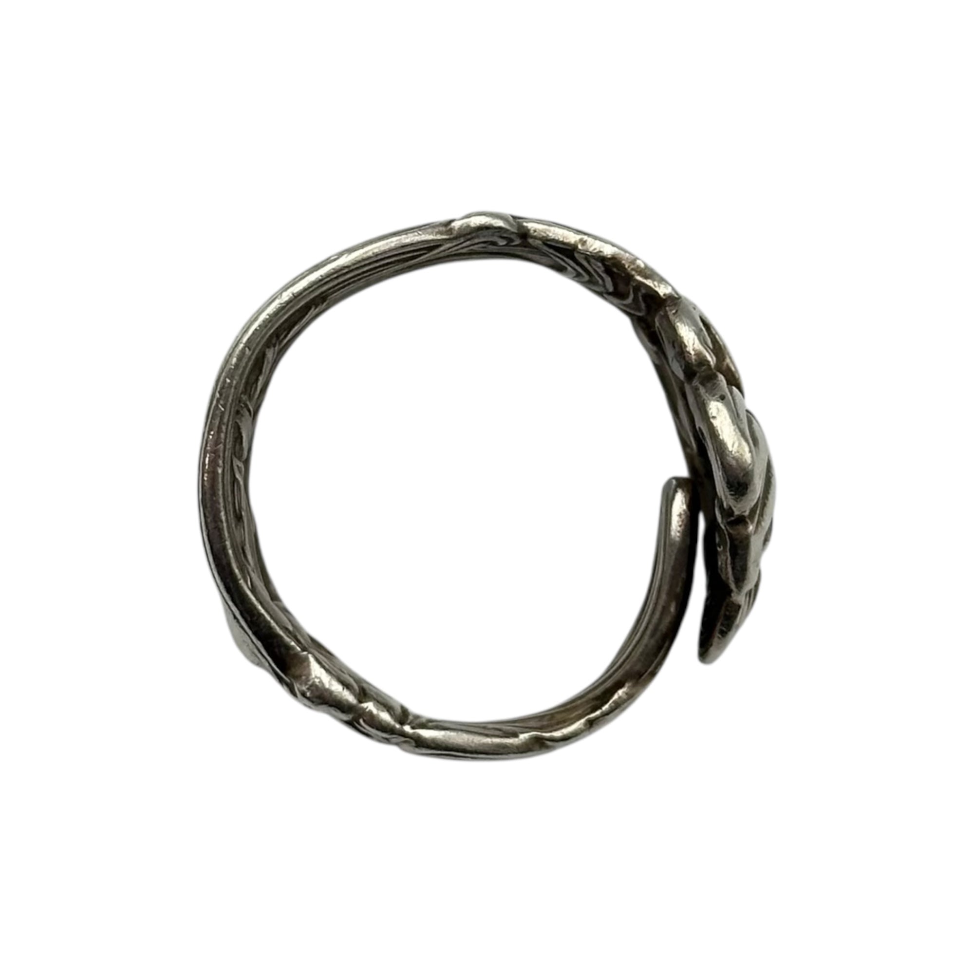 Euro antique(ヨーロッパアンティーク) 1900's Sterling Silver Spoon Ring スターリング シルバー スプーン リング 25号 シルバー 1900初頭 1905刻印 指輪 ヴィンテージ