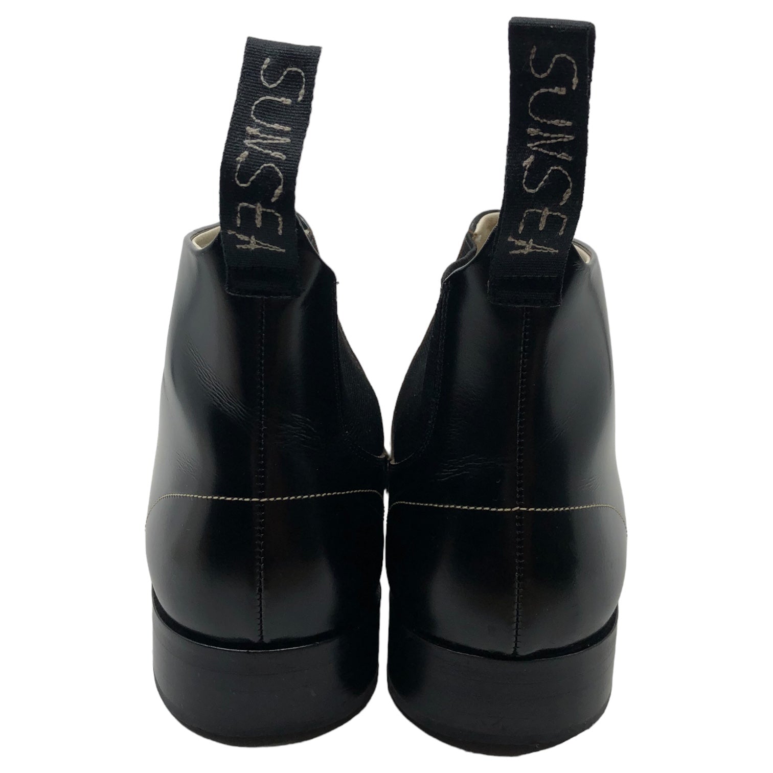 SUNSEA(サンシー) 21AW ONE SIDE GORE BOOTS ワン サイドゴアブーツ 21A80 2(26~28cm程度対応) ブラック 参考定価71,500円(税込)