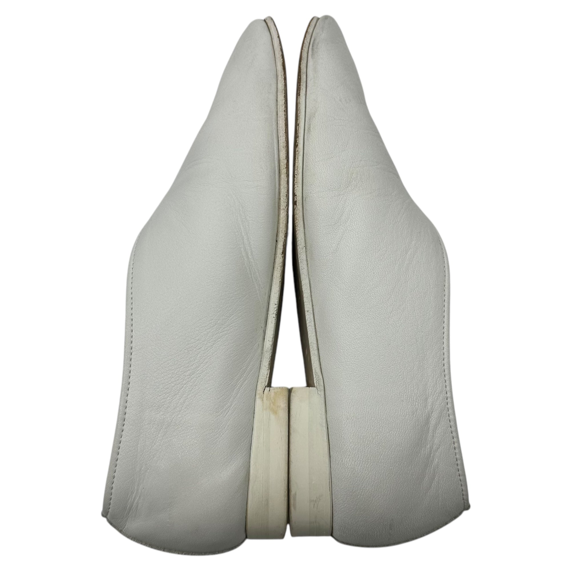 YOAK × CITY(ヨーク × シティー) EX KUNG FU SHOES 別注 カンフー シューズ 2(26~26.5㎝程度) ホワイト レザー 革靴