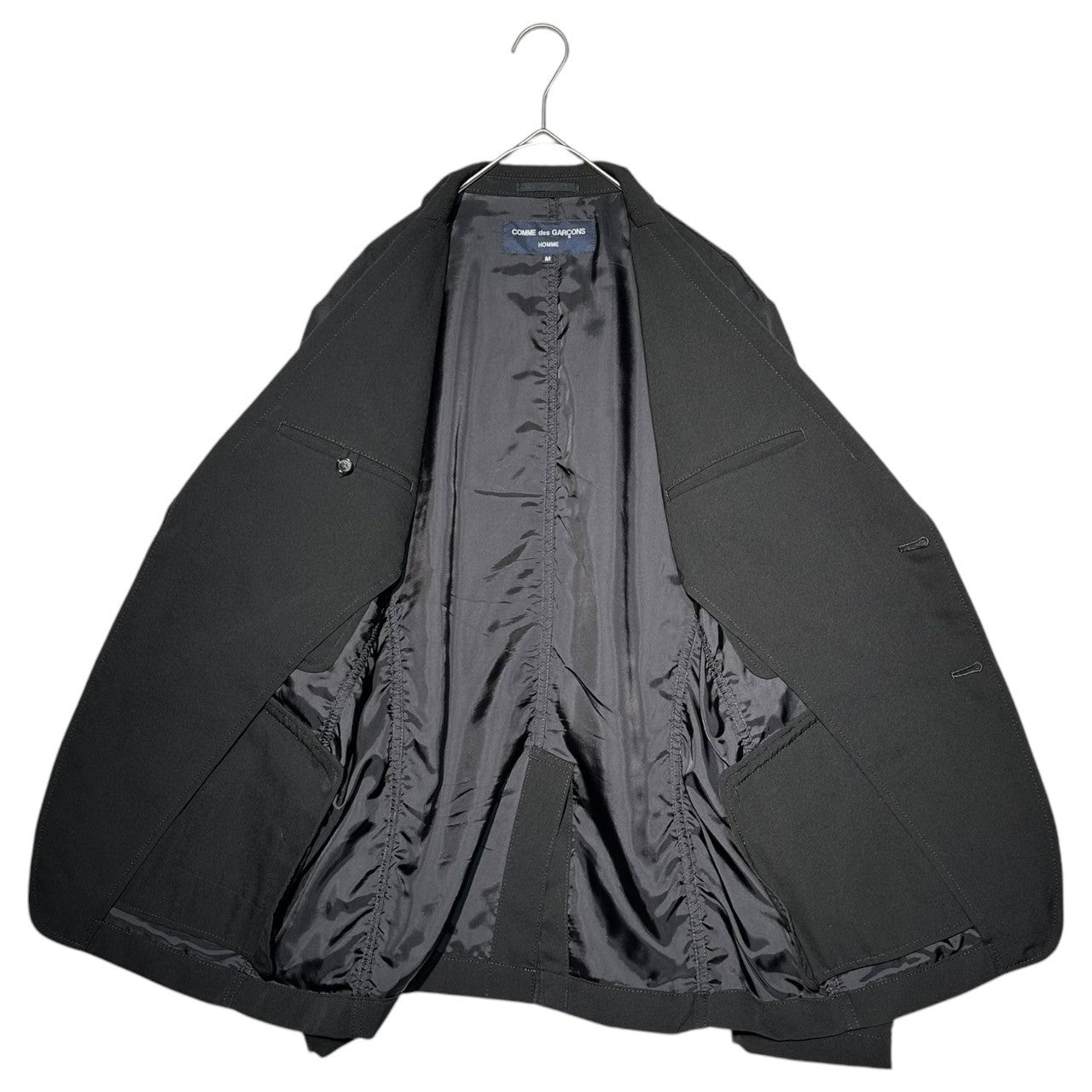 COMME des GARCONS HOMME(コムデギャルソンオム) Classic 2B Tailored Jacket クラシック 2ボタン テーラード ジャケット HB-J101 M ブラック AD2020