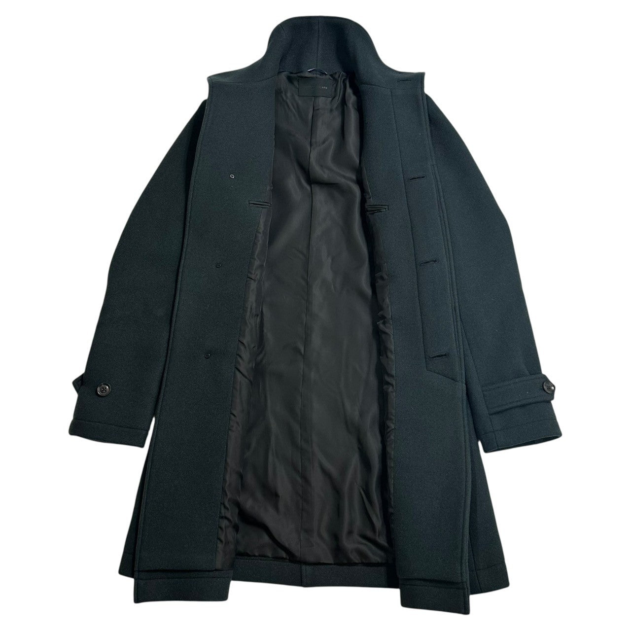 junhashimoto(ジュンハシモト) 18AW STAND COLLAR COAT スタンドカラー メルトン コート 1011820005-1 3(L程度) チャコール