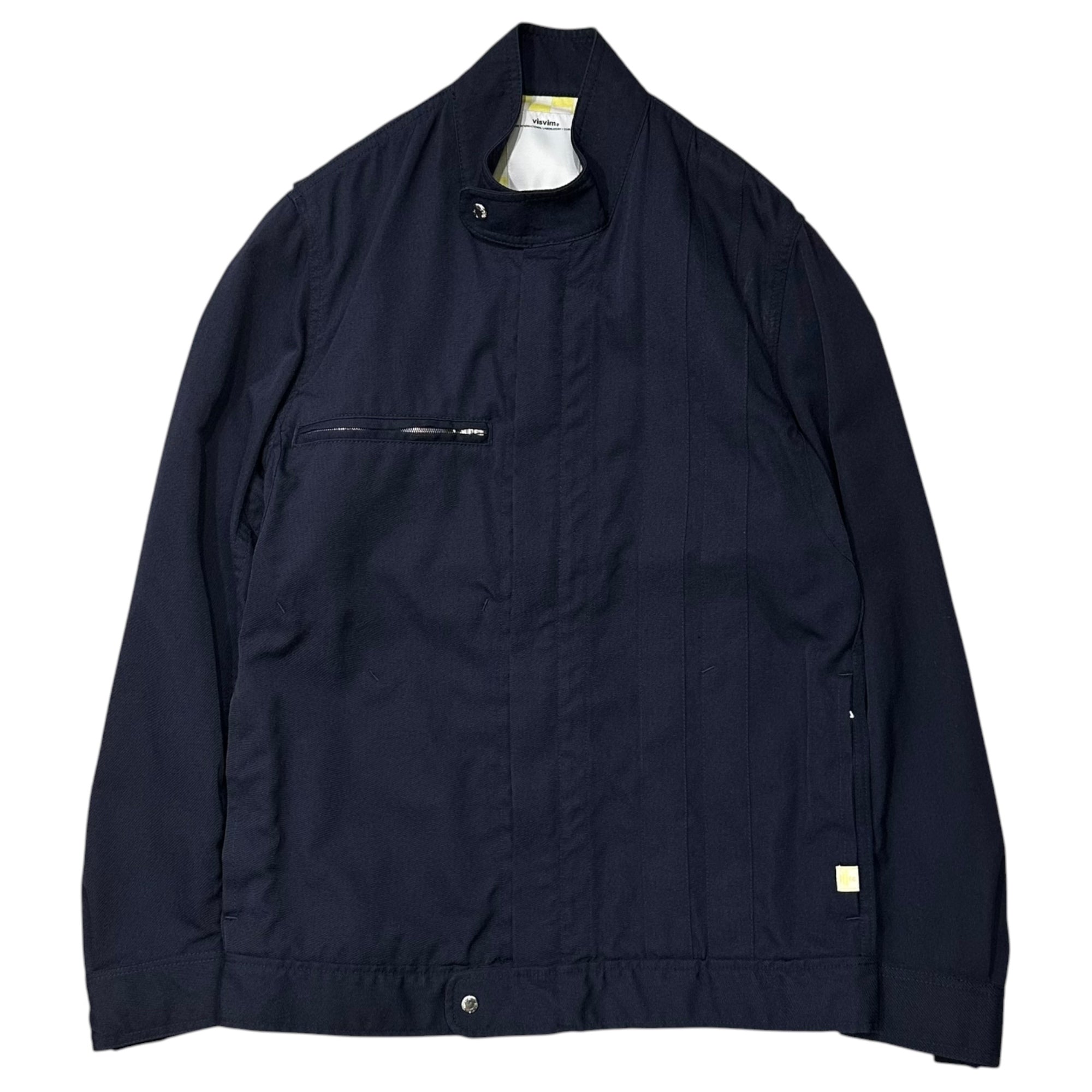 VISVIM(ビズビム/ヴィズヴィム) MUNRO RIDER'S JKT ムンロ ライダース ジャケット VS0001371 M ネイビー コットン/ポリ