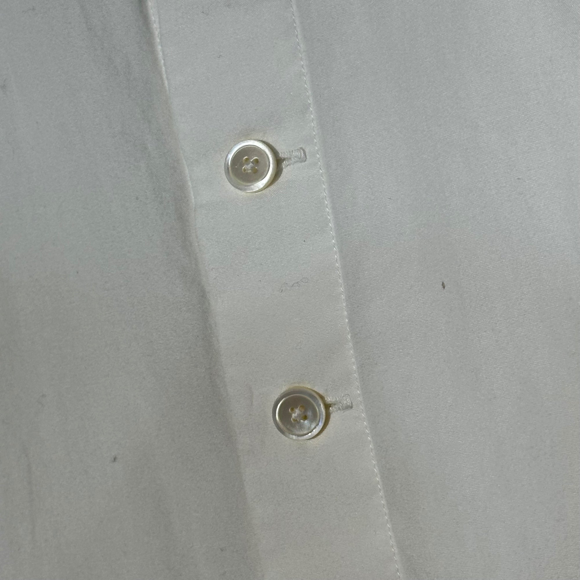 TAKAHIRO MIYASHITA The Soloist.(タカヒロミヤシタザソロイスト) 17AW Jacket Seam L/S Shirt ジャケット シーム 長袖 シャツ 005AW17 46 ホワイト