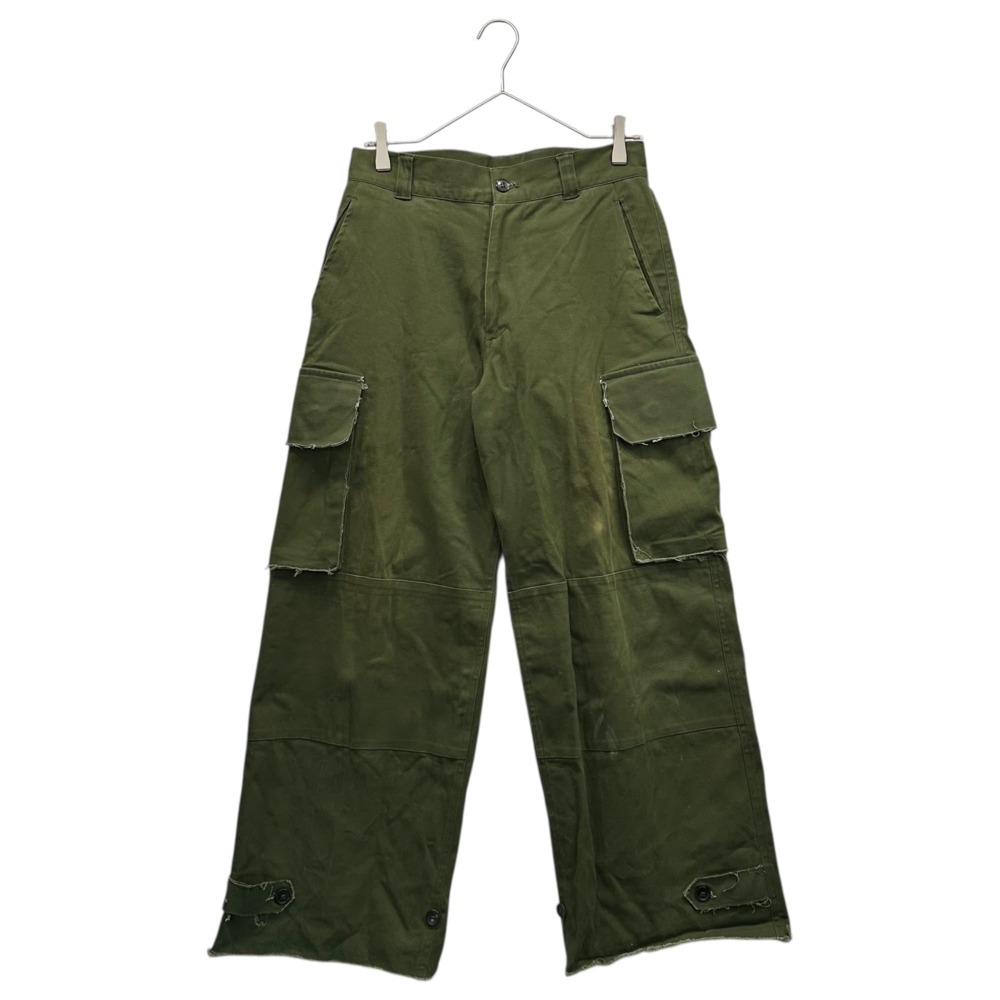 soerte(ソエルテ) Raw-edge cargo pants 切りっぱなし カーゴ パンツ