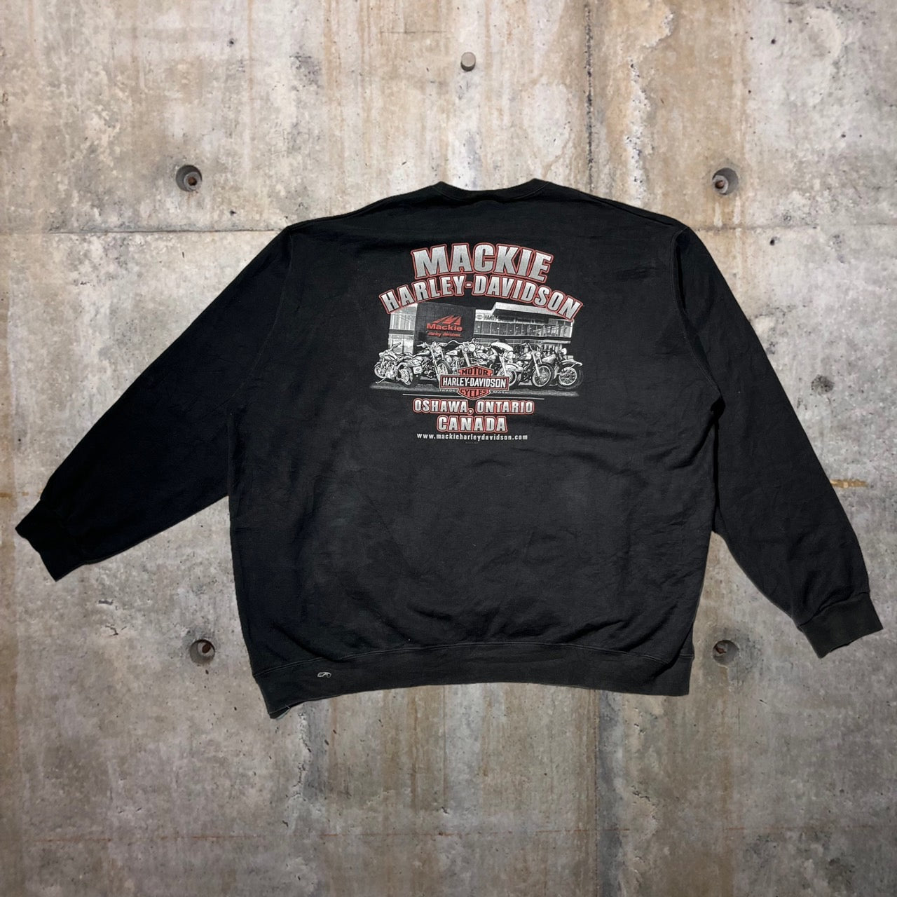 HARLEY DAVIDSON(ハーレーダビッドソン) ロゴプリントスウェット 4XL ブラック