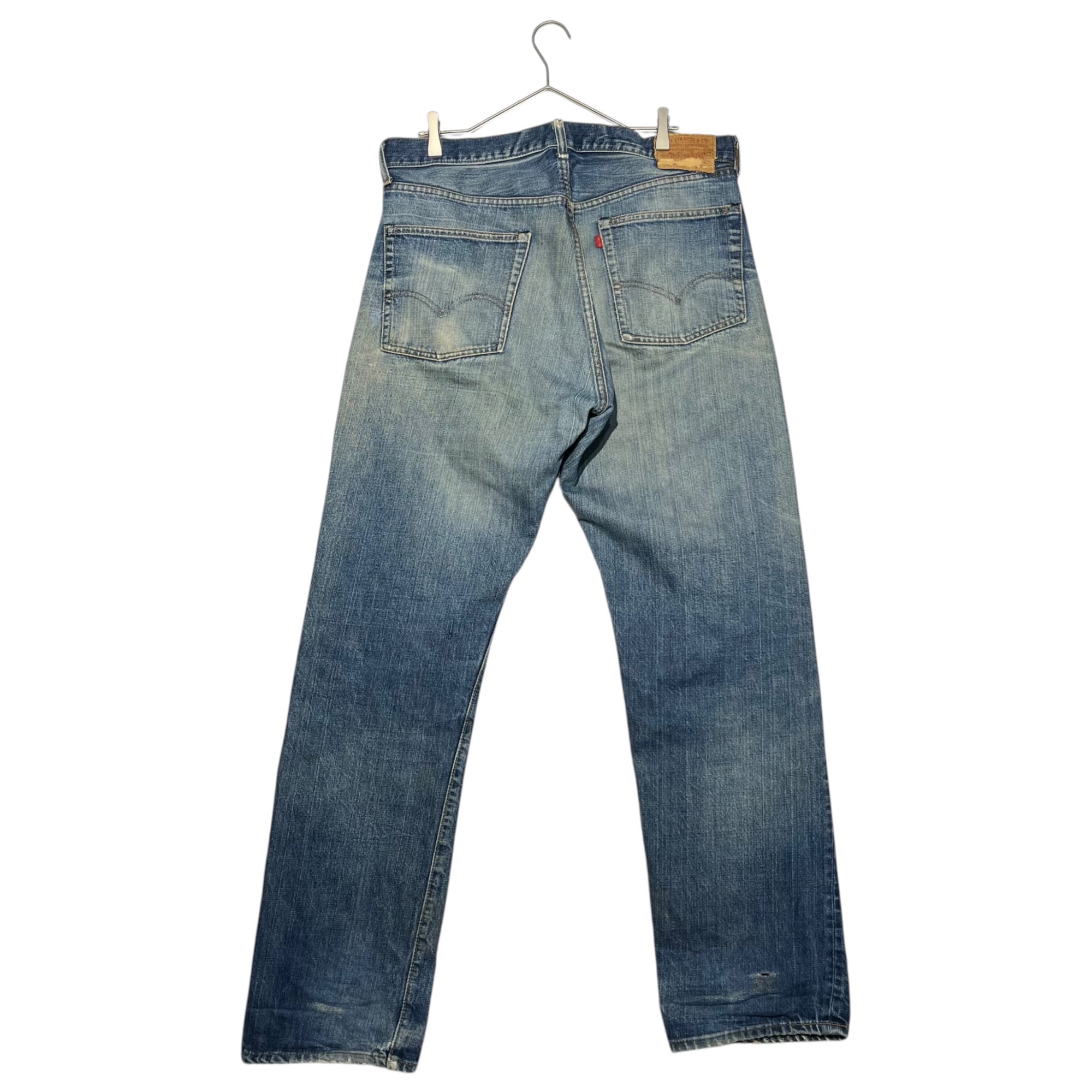 Levi's(リーバイス) 70’s 66前期 505 Vintage straight denim pant ヴィンテージ ストレート デニム パンツ 505-021 W40(実寸W37~38) インディゴ 75年7月製造 裏ボタン8 42TALON スモールe 70年代