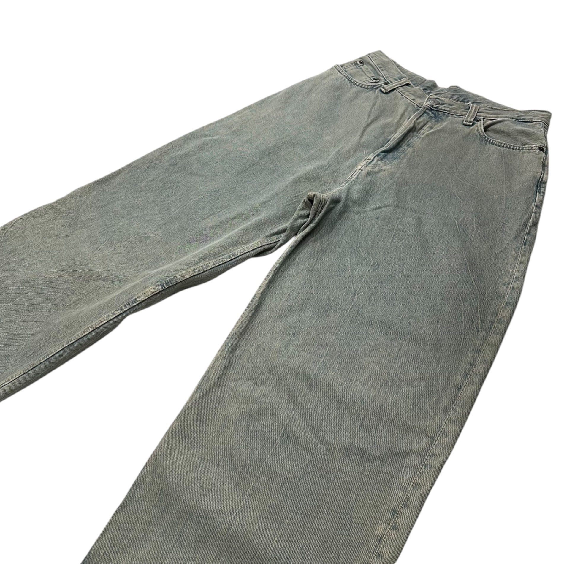 Acne Studios(アクネストゥディオズ) SUPER BAGGY FIT JEANS - 2023M スーパー バギー フィット ジーンズ B00336 46 ライトインディゴ デニム パンツ