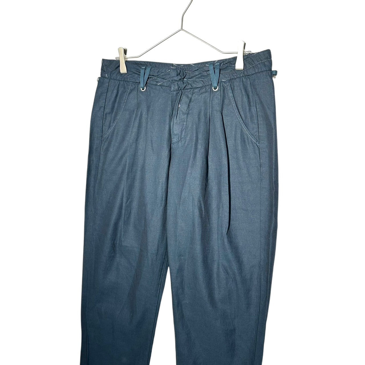 MARITHE FRANCOIS GIRBAUD(マリテフランソワジルボー) 00's Tapered Cropped Pants テーパード クロップド パンツ F6-2727 L ネイビー