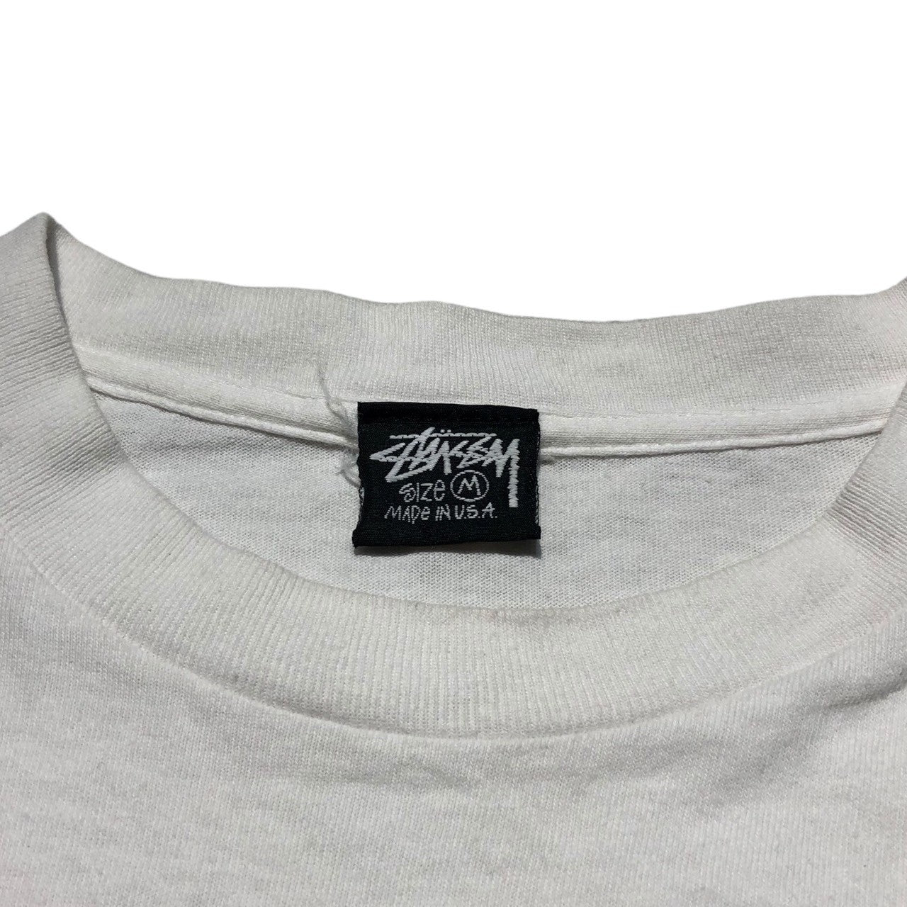 STUSSY(ステューシー) 80's "OLD SKOOL FLAVOR" VINTAGE TEE ヴィンテージ Tシャツ ホワイト SUPERSTAR スーパースター 半袖 M ホワイト 80年代