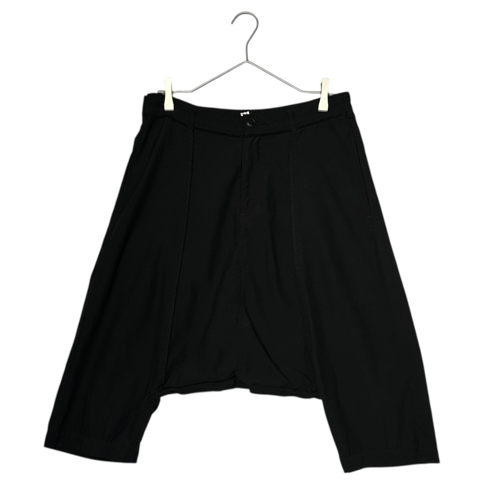 COMME des GARCONS COMME des GARCONS(コムデギャルソンコムデギャルソン) 10AW Product-dyed sarouel shorts half pants 製品染め サルエル ショーツ ハーフパンツ RF-P011 S ブラック AD2010