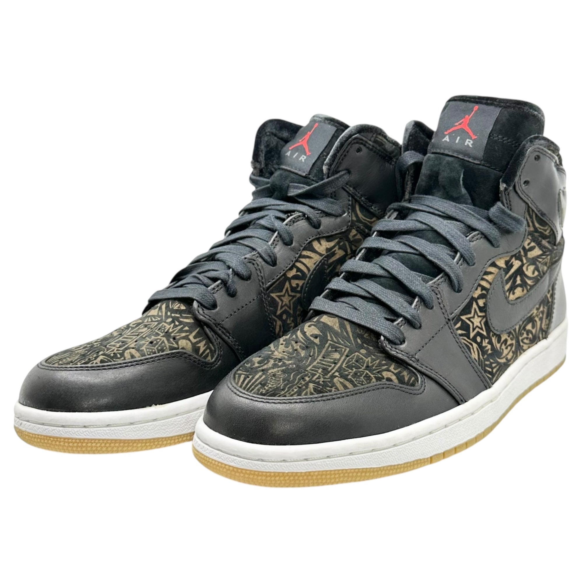 NIKE(ナイキ) 2008 AIR JORDAN 1 RETRO HIGH "PREMIER LASER" エアジョーダン 1 レトロ ハイ プレミアレーサー 332134-061 27.5cm ブラック×ブラウン 箱付 ハイカット スニーカー