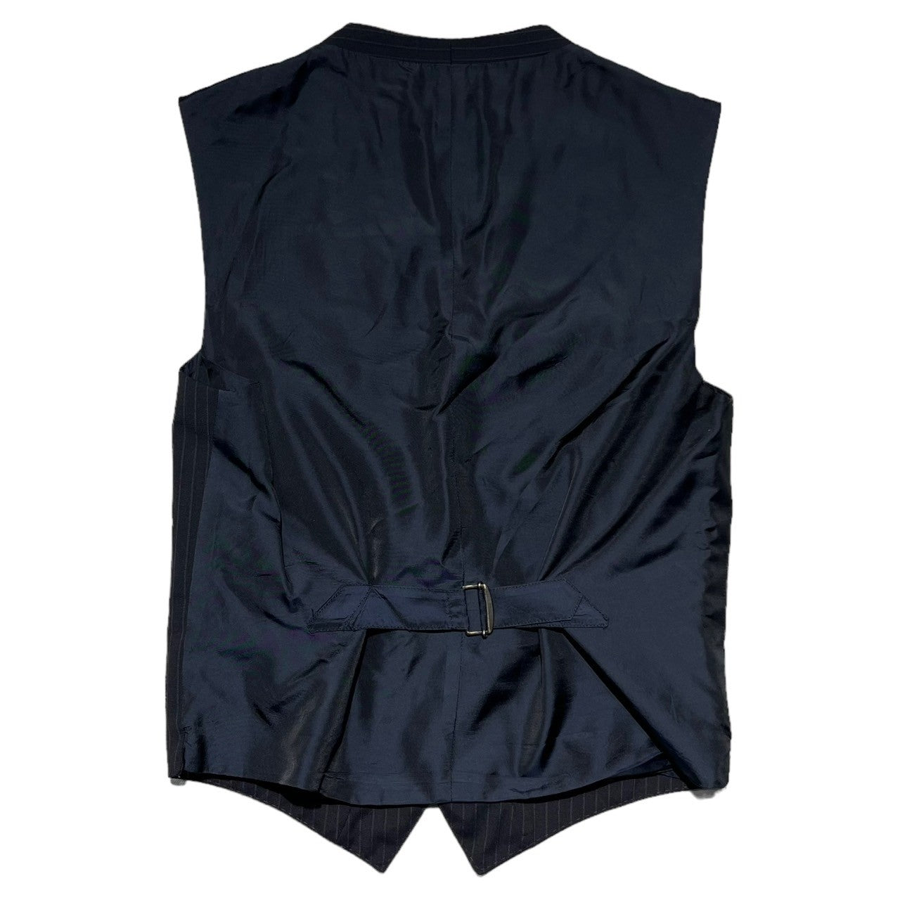 GUCCI(グッチ) 90's ~00's By TOM FORD striped dress gilet トムフォード期 ストライプ ジレ 46(M程度) ネイビー 90年代~ スーツ ベスト