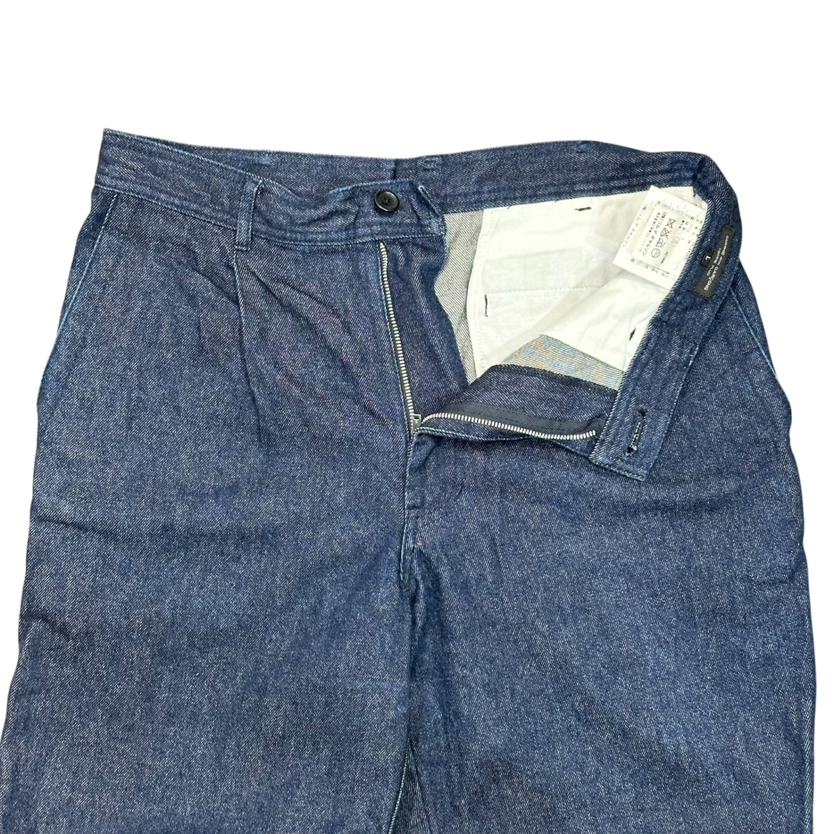COMME des GARCONS HOMME PLUS(コムデギャルソンオムプリュス) 1999SS Wide-Tapered Cotton Denim Pants ワイド テーパード コットン デニム パンツ PP-04053L L インディゴ AD1998 90s アーカイブ