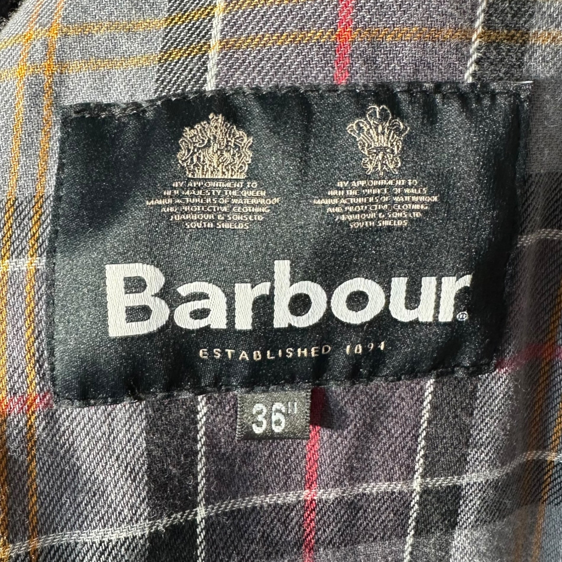 Barbour(バブアー) TRANSPORT WAX トランスポート ワックス ジャケット 232MWX1678 36(S程度) ブラック オイルド ショート丈