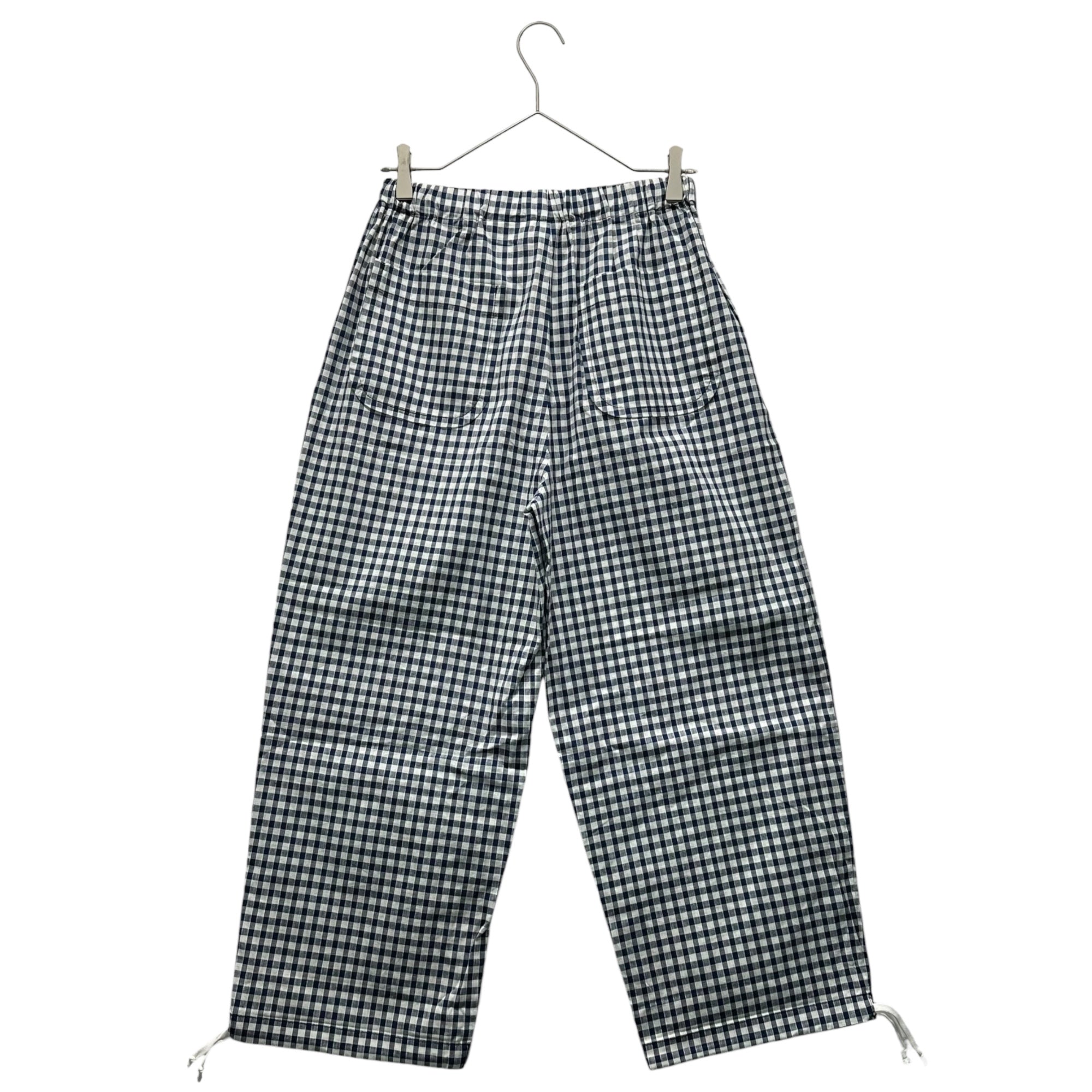 tricot COMME des GARCONS(トリココムデギャルソン) 13SS Cotton Gingham Check Easy Pants コットン ギンガムチェック イージー パンツ TK-P023 FREE ブルー×ホワイト AD2012