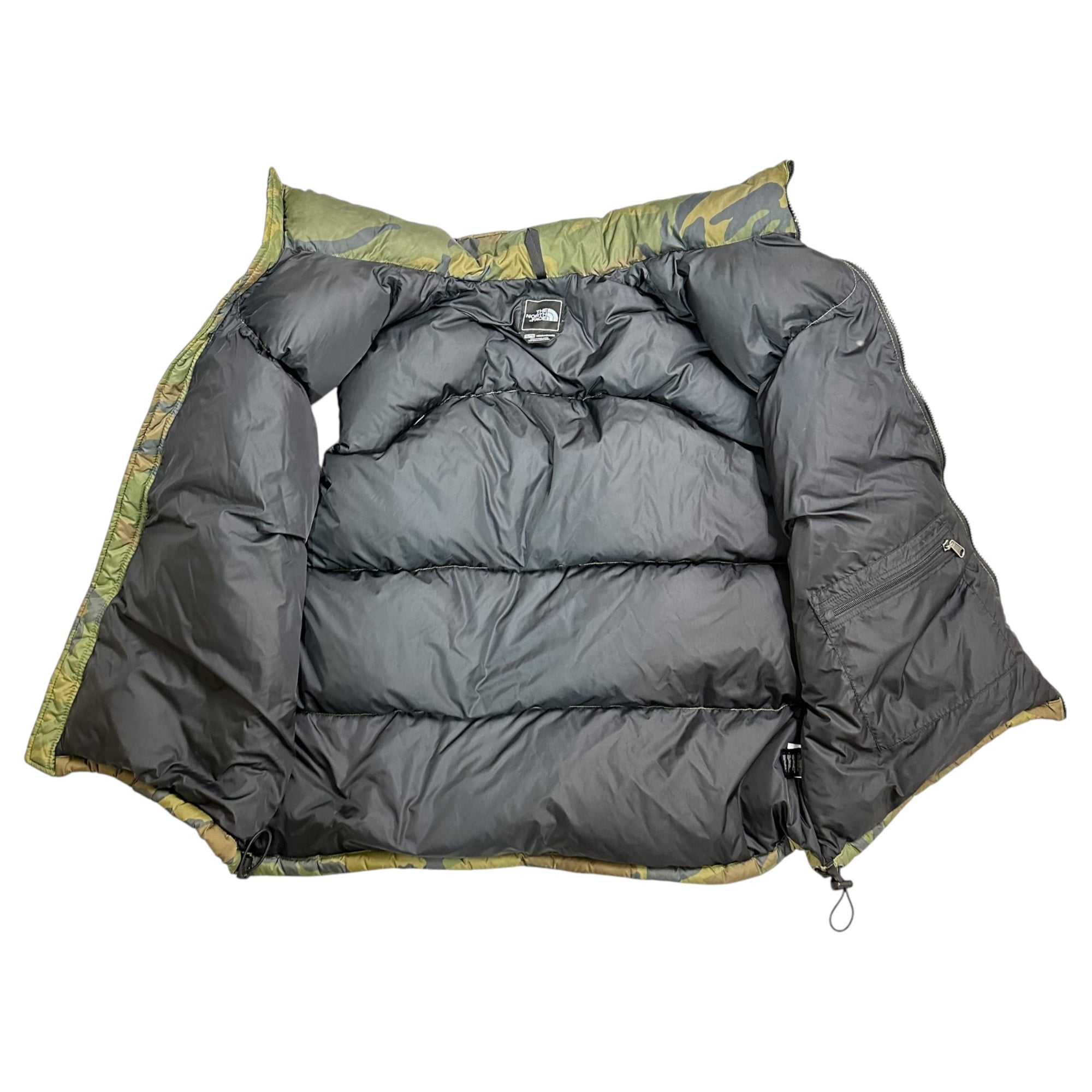 THE NORTH FACE(ノースフェイス) NUPTSE VEST - CAMO ヌプシ ダウン ベスト カモフラ ND01587 XXL カーキ