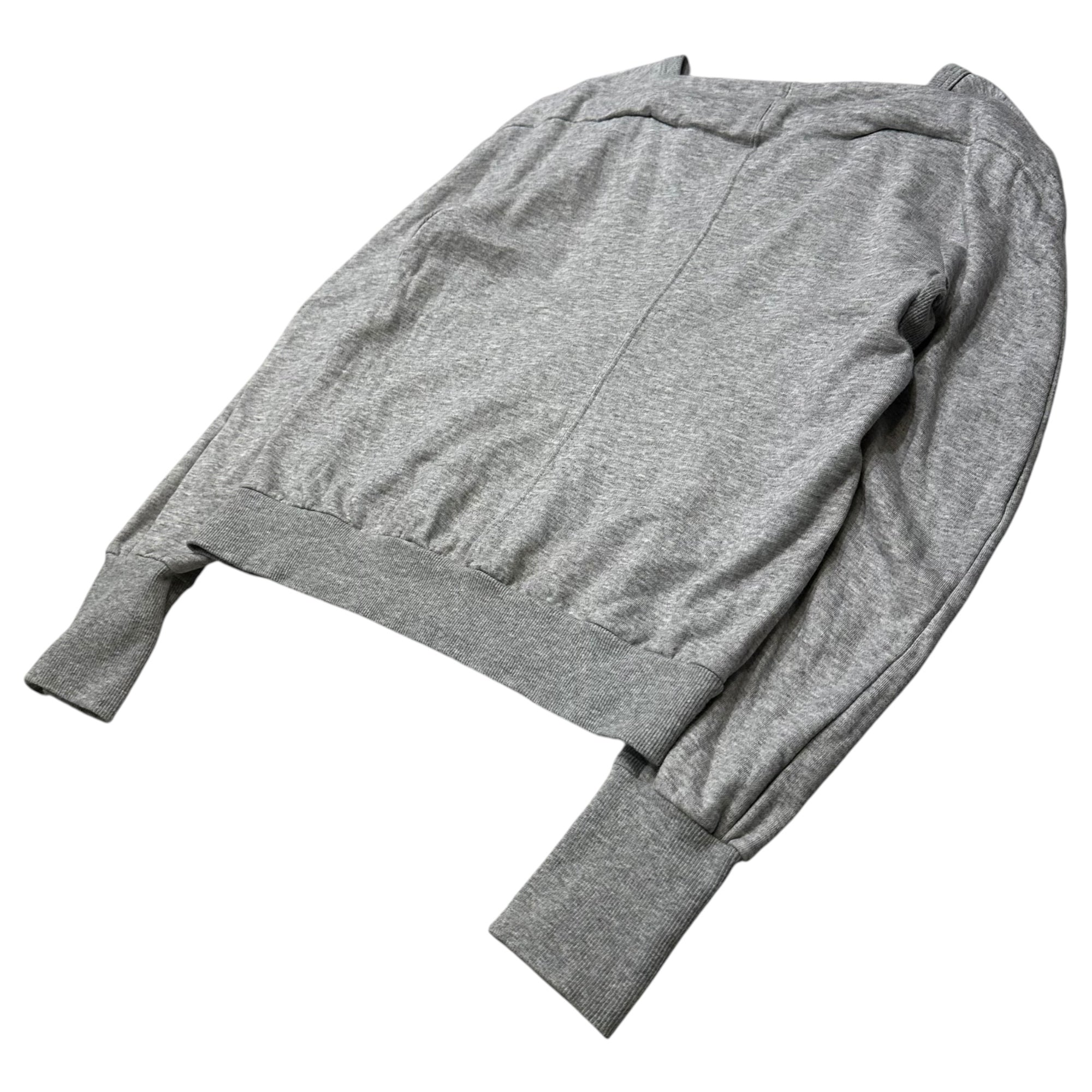 divka(ディウカ) Cotton Asymmetrical Boatneck Sweatshirt コットン 変形 ボートネック スウェット DK20-CS02-T02 2(M程度) グレー