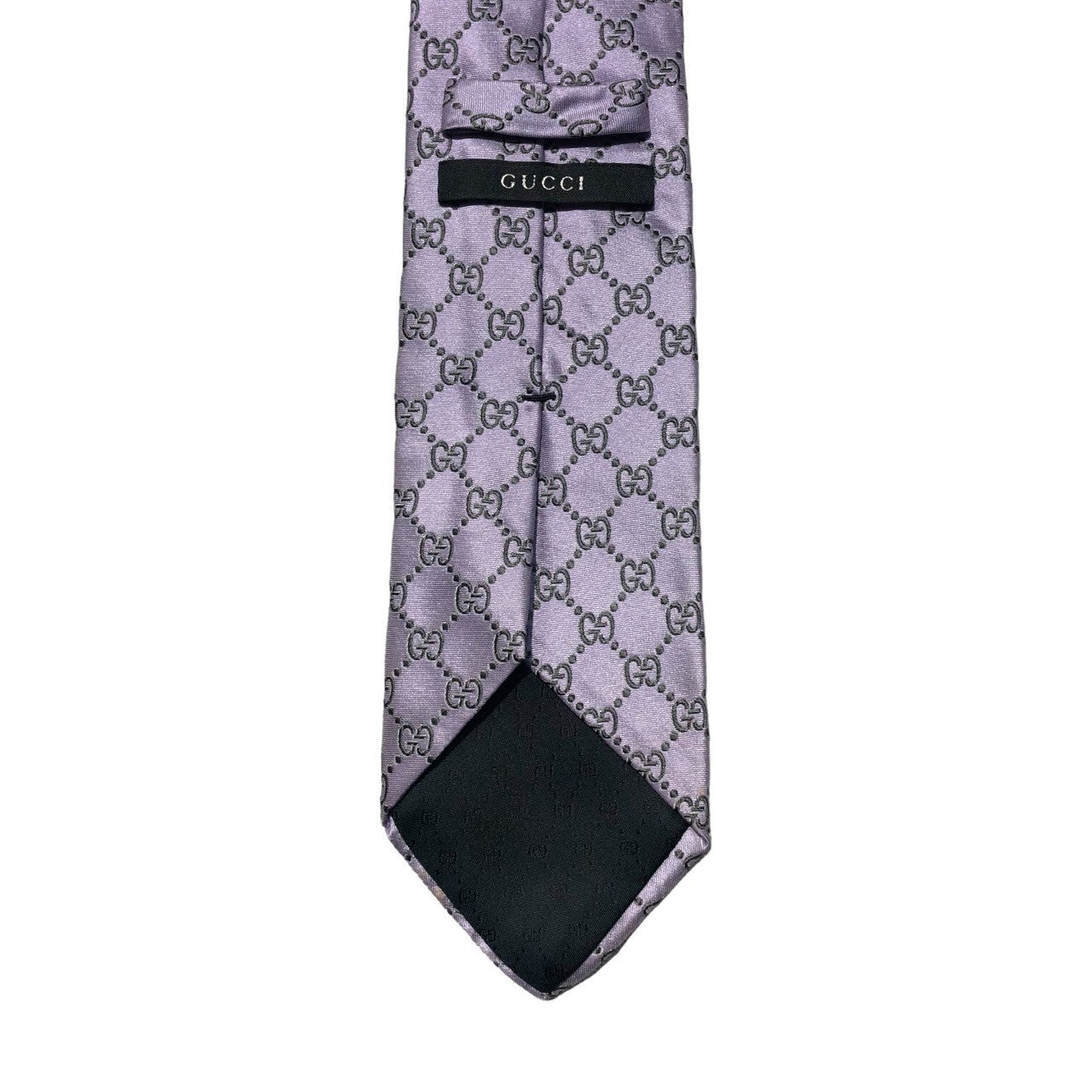 GUCCI(グッチ) GG柄シルクネクタイ パープル