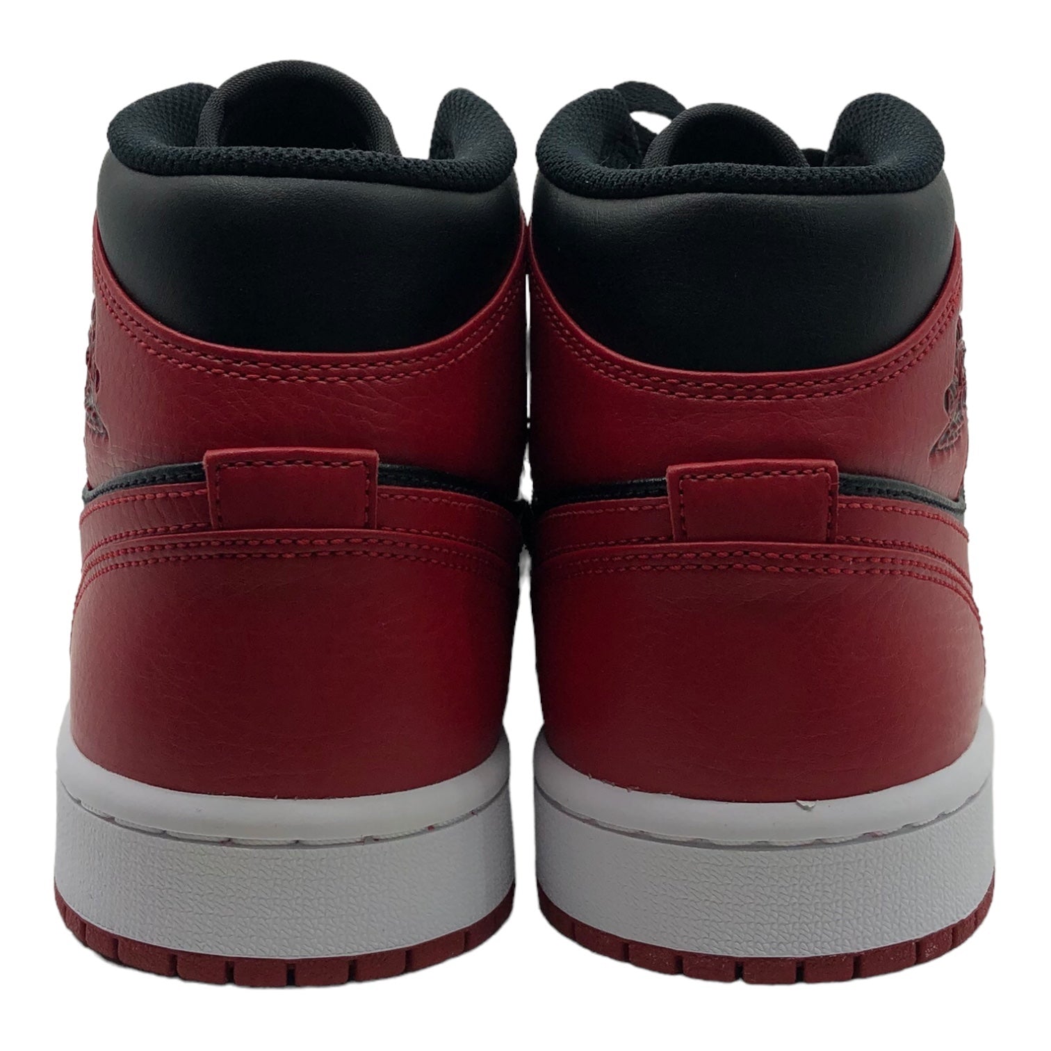 NIKE(ナイキ) Air Jordan 1 Mid "Bred" エア ジョーダン 1 ミッド ブレッド 554724-074 26cm ブラック×レッド スニーカー