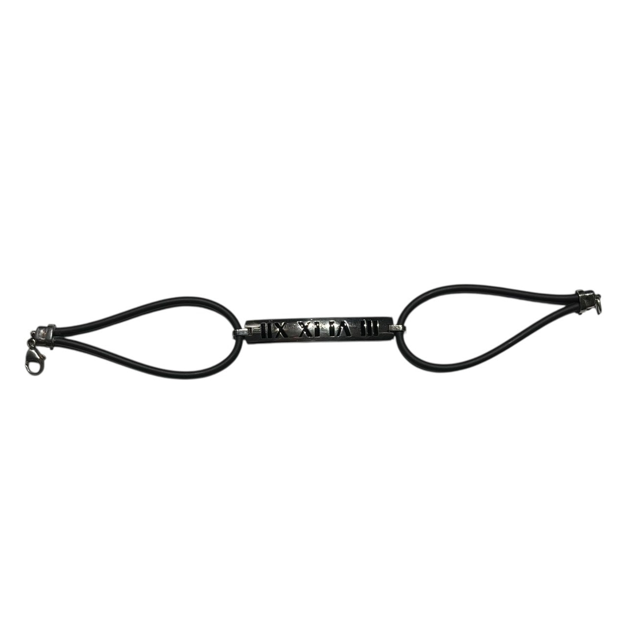 TIFFANY & CO.(ティファニー) Atlas Numeric Bar Bracelet アトラス ニューメリックバー ブレスレット シルバー×ブラック