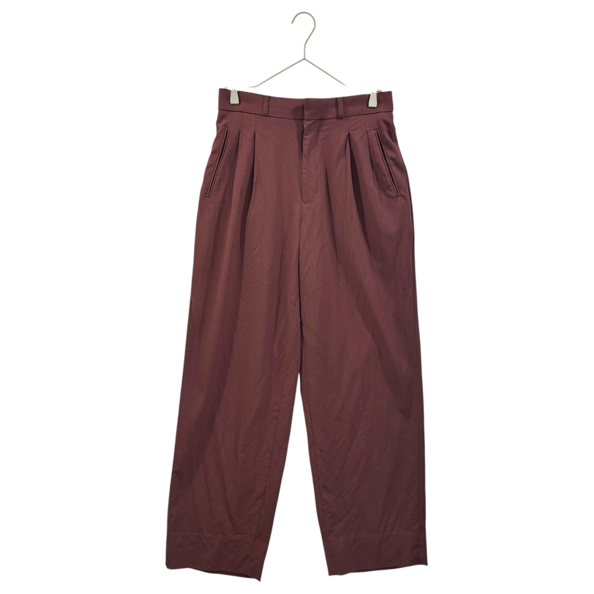 Jean Paul GAULTIER HOMME(ジャンポールゴルチエオム) 90's Vintage 2-Tuck Slacks 90年代 ヴィンテージ 2タック スラックス PJM.PR.JG. 48(M) ボルドー