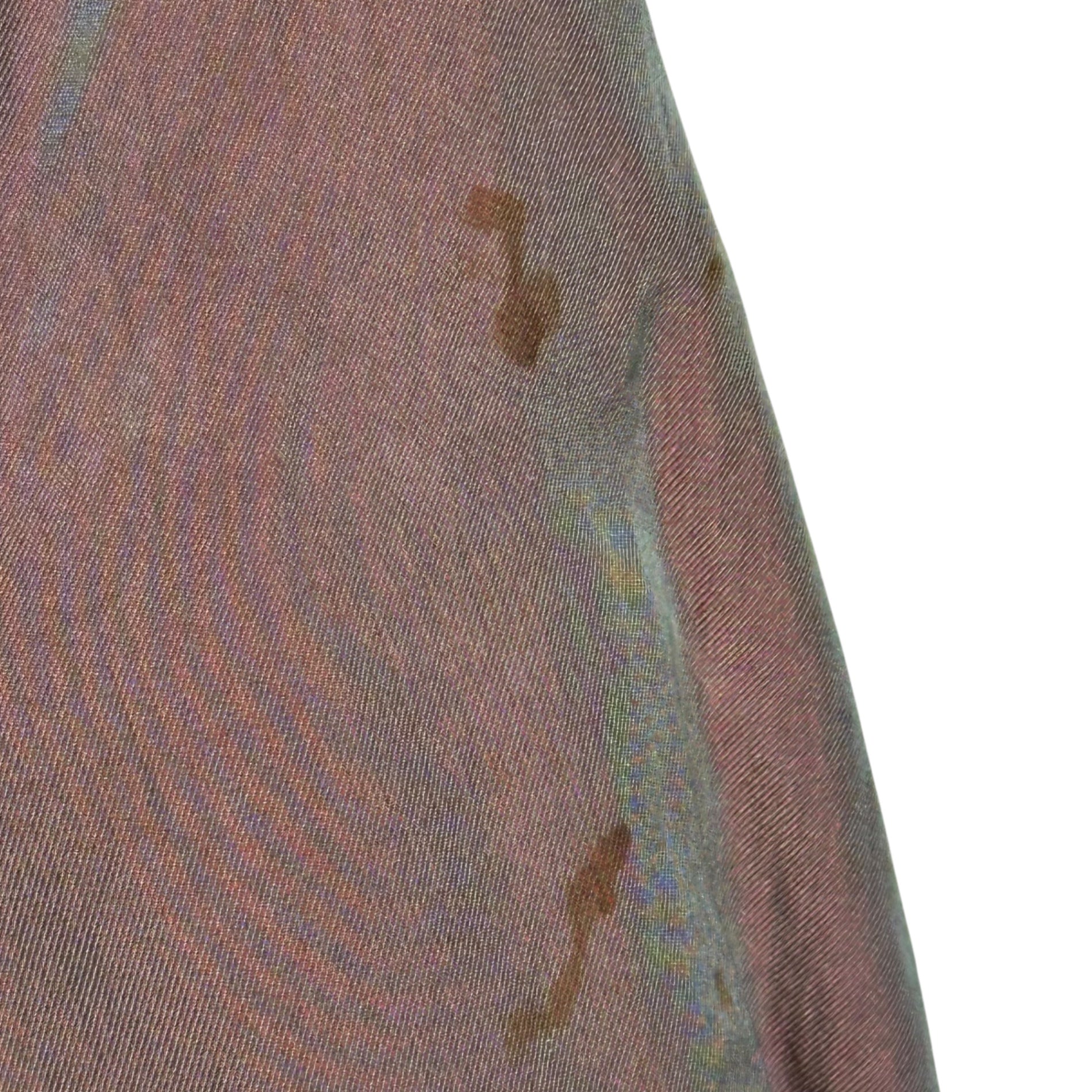 DOMON EX(ドモン イーエックス) 90's Long Trench Coat in Iridescent Colors 玉虫カラー ロング トレンチ コート パープル系