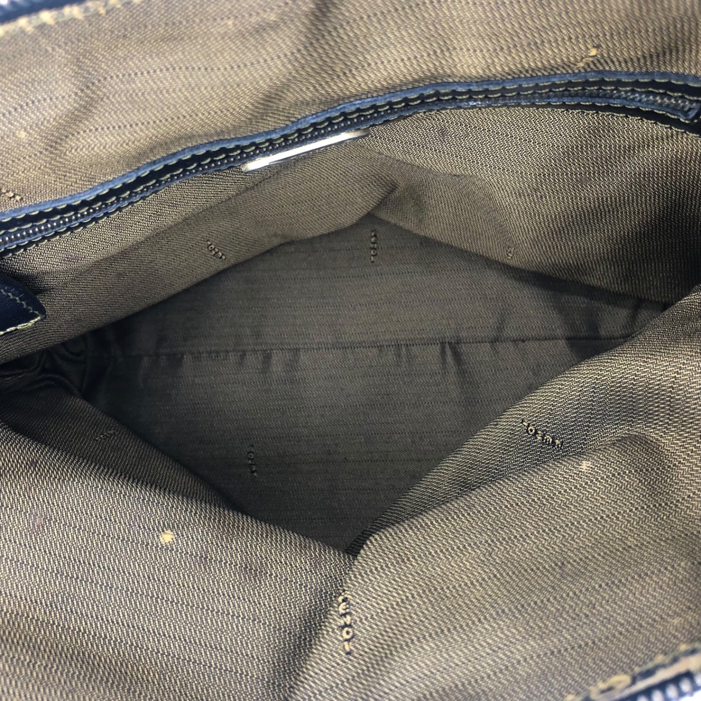 FENDI(フェンディ) vintage zucca jacquard handbag ヴィンテージ ズッカ 柄 ハンド バッグ ブラウン OLD