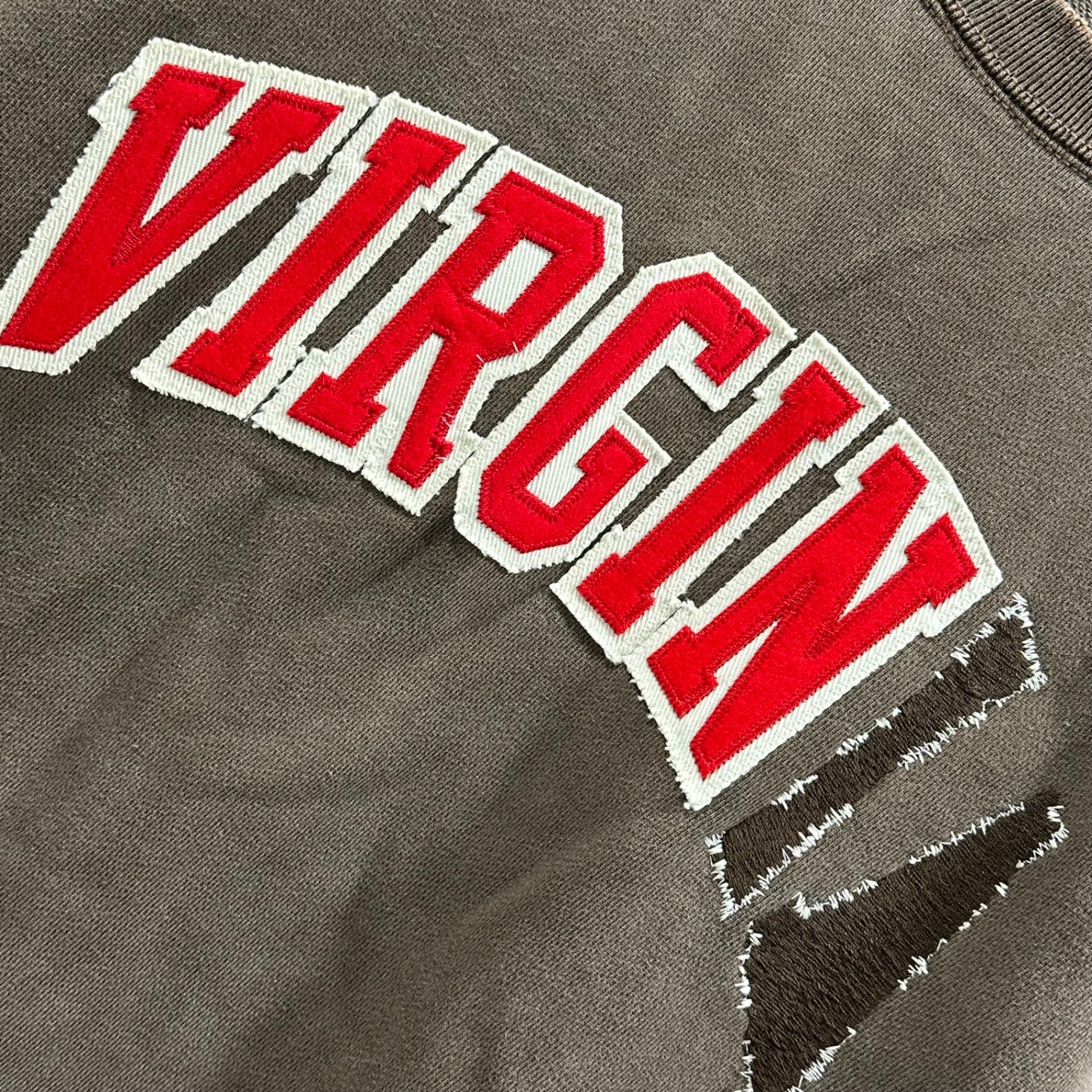 Jieda(ジエダ) 25AW VIRGINIA DAMAGE SWEAT ヴァージニア ダメージ スウェット Jie-25W-CT12 2(M程度) ブラウン