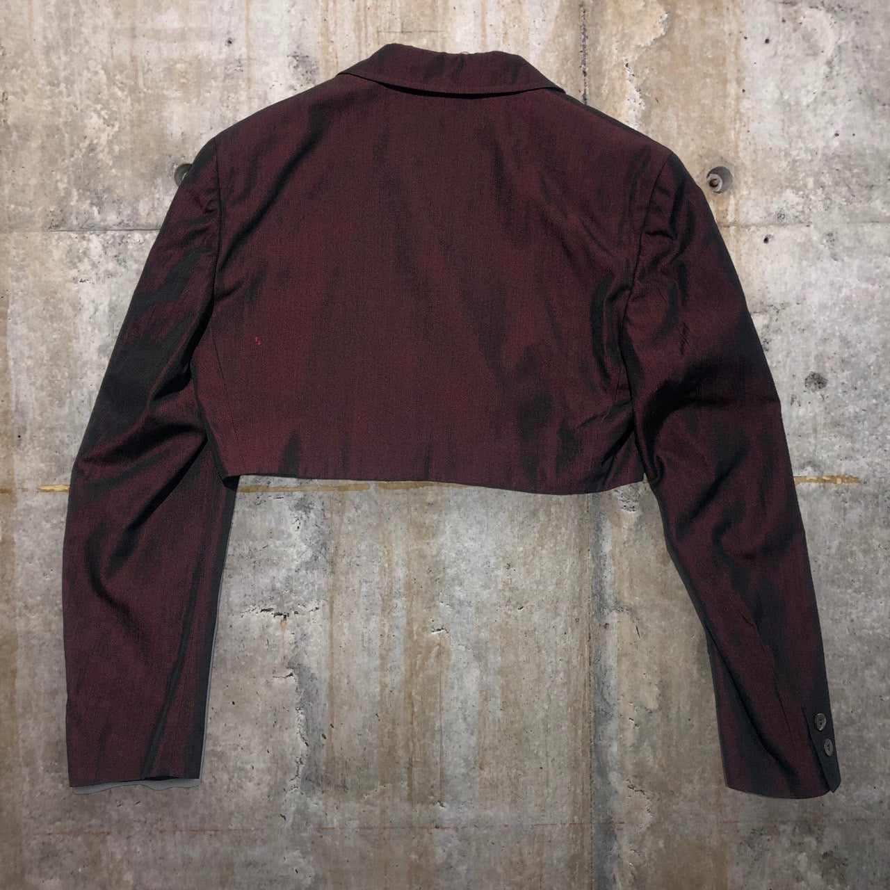 tricot COMME des GARCONS(トリココムデギャルソン) ショートダブルジャケット 表記無し(メンズM程度) レッド