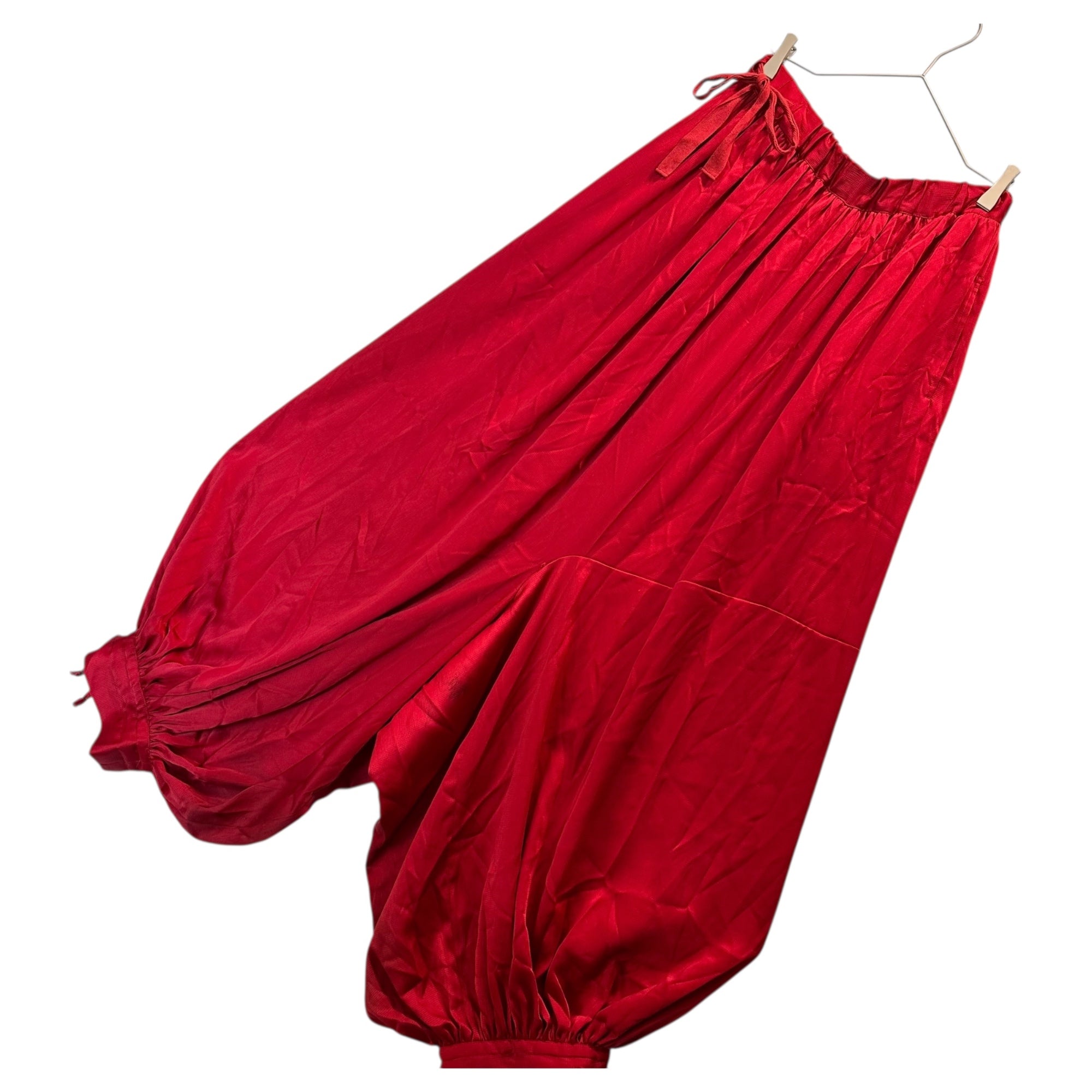 Y-3(ワイスリー) 18SS Collection Poly Balloon Pants コレクション ポリ バルーン パンツ 1E1001 XS レッド コレクションランウェイ 着用品