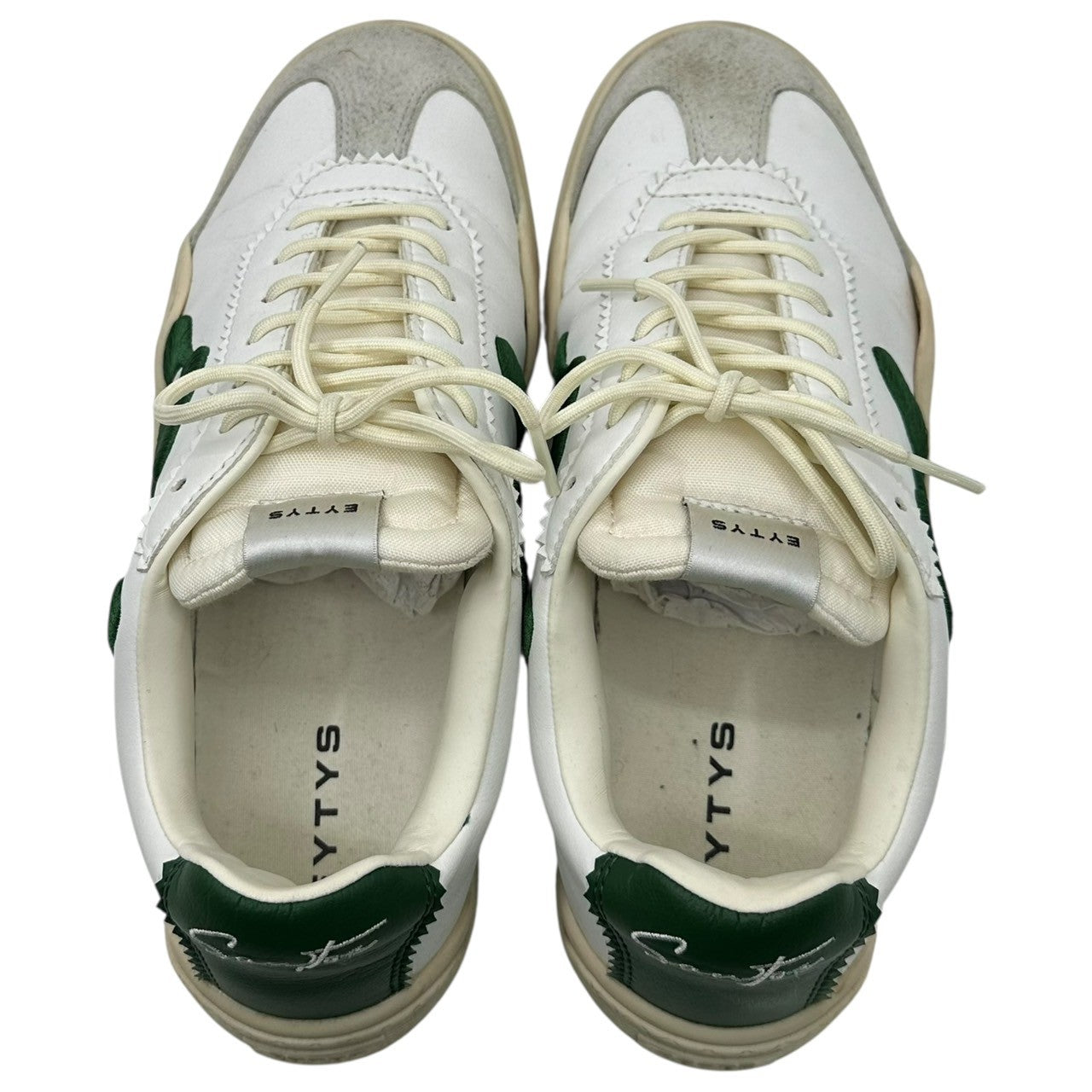 EYTYS(エイティーズ) Santos サントス 1513908 41(27cm程度) ホワイト×グリーン LOW-TOP sneakers ロゴ ローカット スニーカー