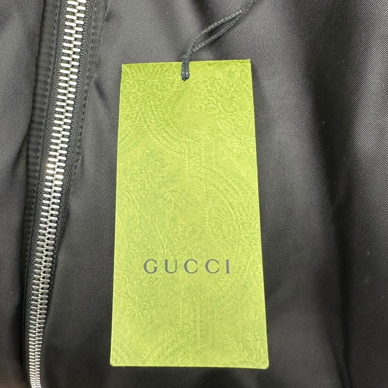 GUCCI(グッチ) Cruise 2024/25 collection MA-1 Flared Padded Coat フレア パテッド ロング コート 771448 40(L程度)メンズ着用可能 ブラック オーバーサイズ コレクションアイテム