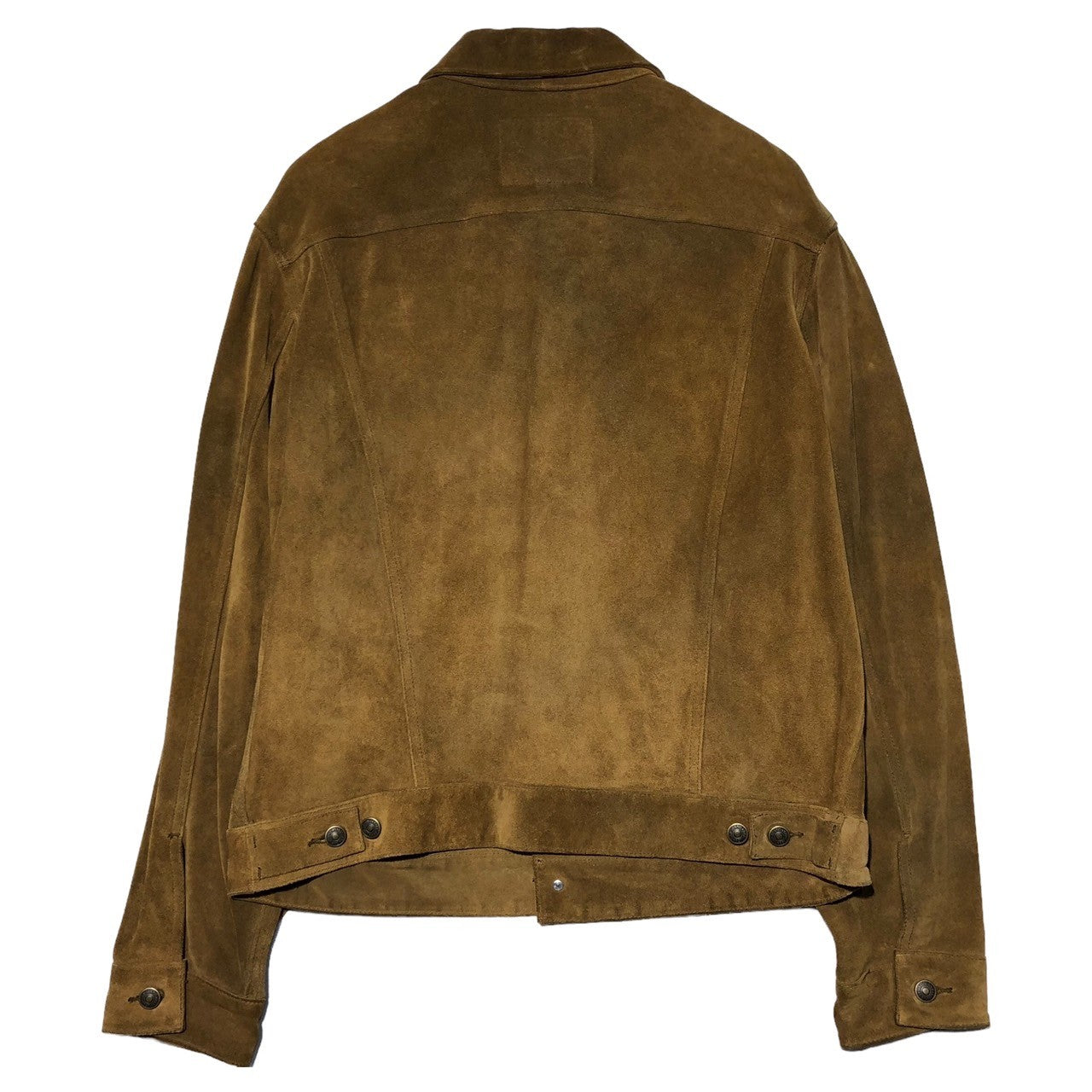 OLD GAP(オールドギャップ) 00's 3rd type suede trucker jacket スウェード トラッカー ジャケット 776016-00 M ブラウン 本革 Y2K レザー