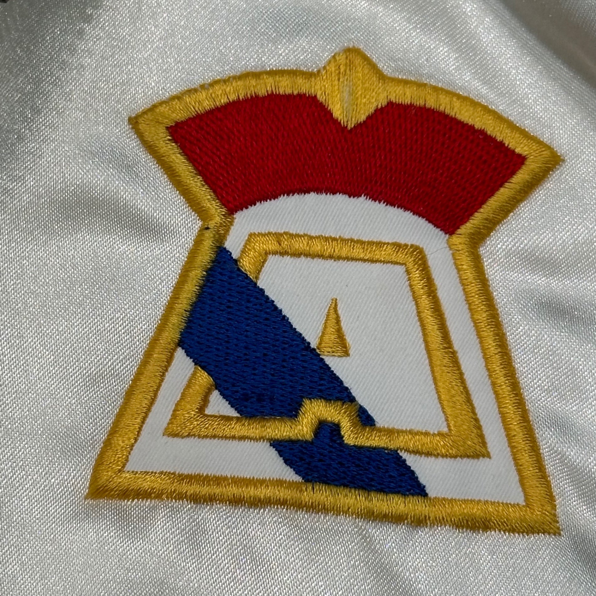 A BATHING APE(アベイシングエイプ) 00's A logo nylon hoodie ロゴ ナイロン パーカー M ホワイト