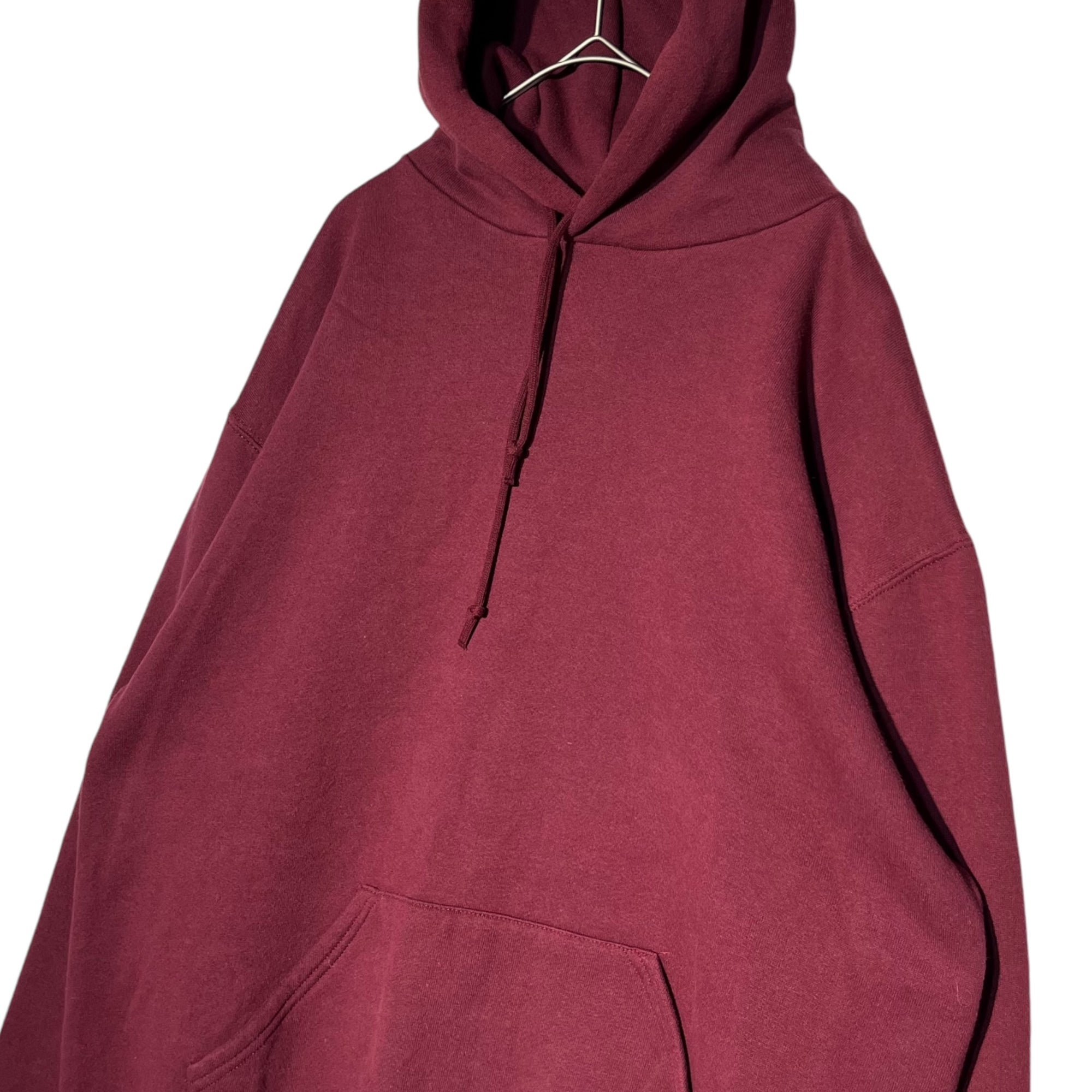 RUSSELL ATHLETIC(ラッセルアスレチック) 90's PULLOVER HOODY 90年代 プルオーバー フーディ パーカー L バーガンディ トリコ刺繍タグ