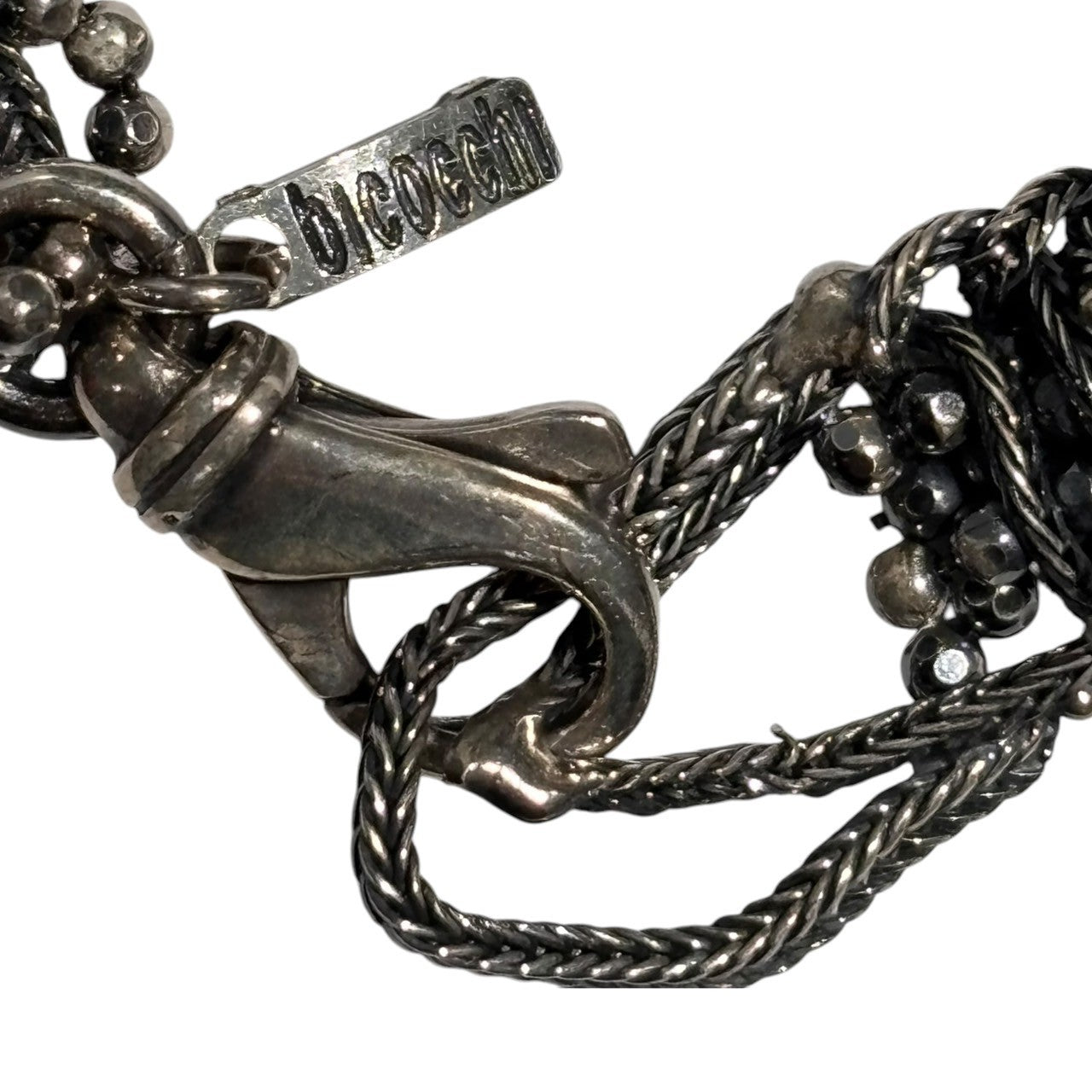 Emanuele Bicocchi(エマヌエーレビコッキ) 925 Silver Chimera Chain Bracelet シルバー キメラ チェーン ブレスレット シルバー