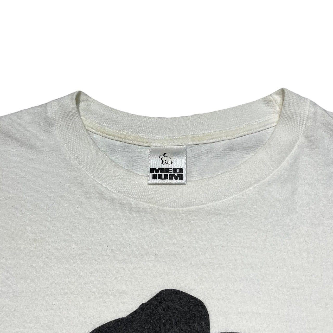 A BATHING APE(アベイシングエイプ) 00's "Guitar Player Frankenstein Banjo Folk Cartton" ギター Tシャツ M ホワイト 2006 限定モデル