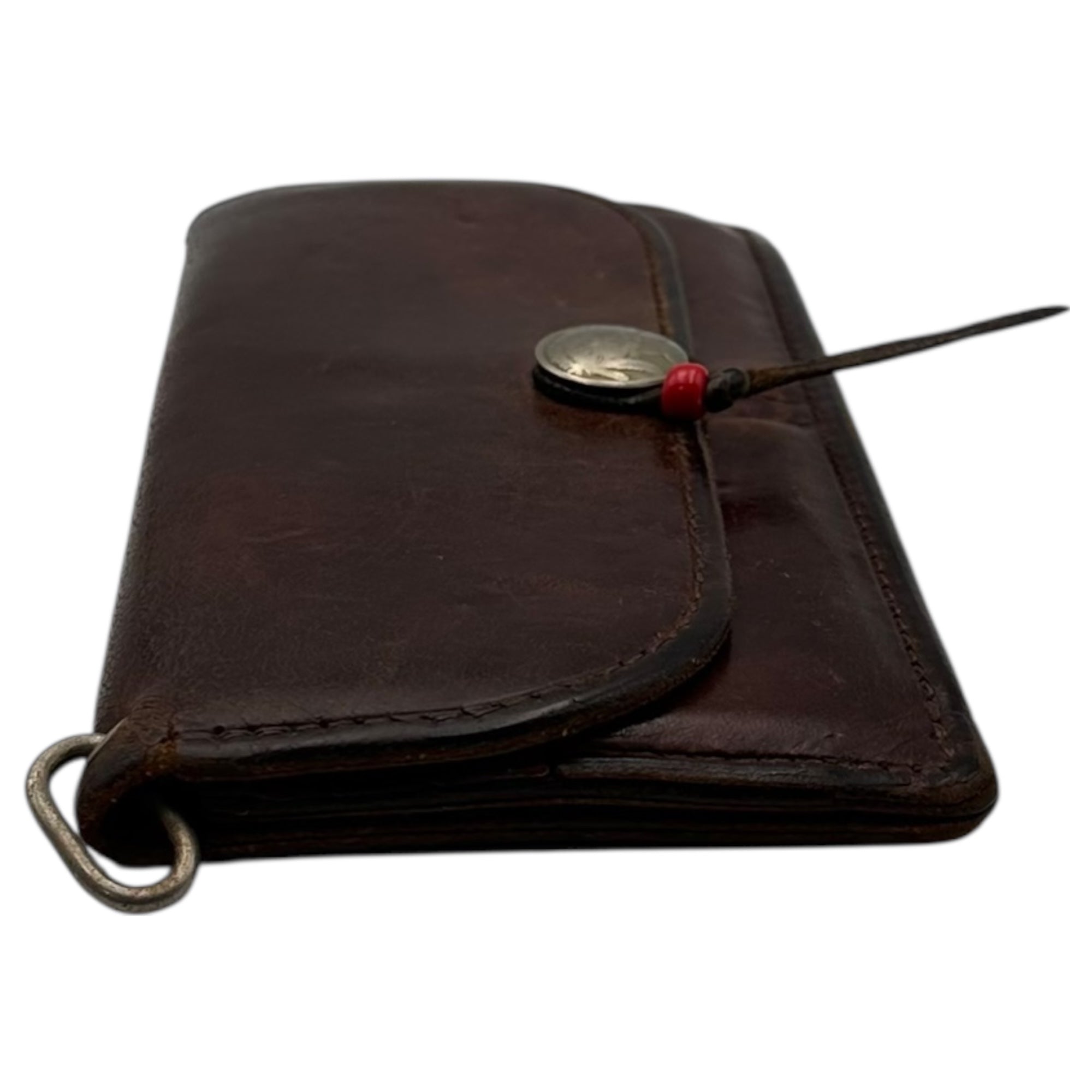 goro's(ゴローズ) Indian Concho Saddle Leather Long Wallet インディアンコンチョ サドルレザー ロング ウォレット ブラウン