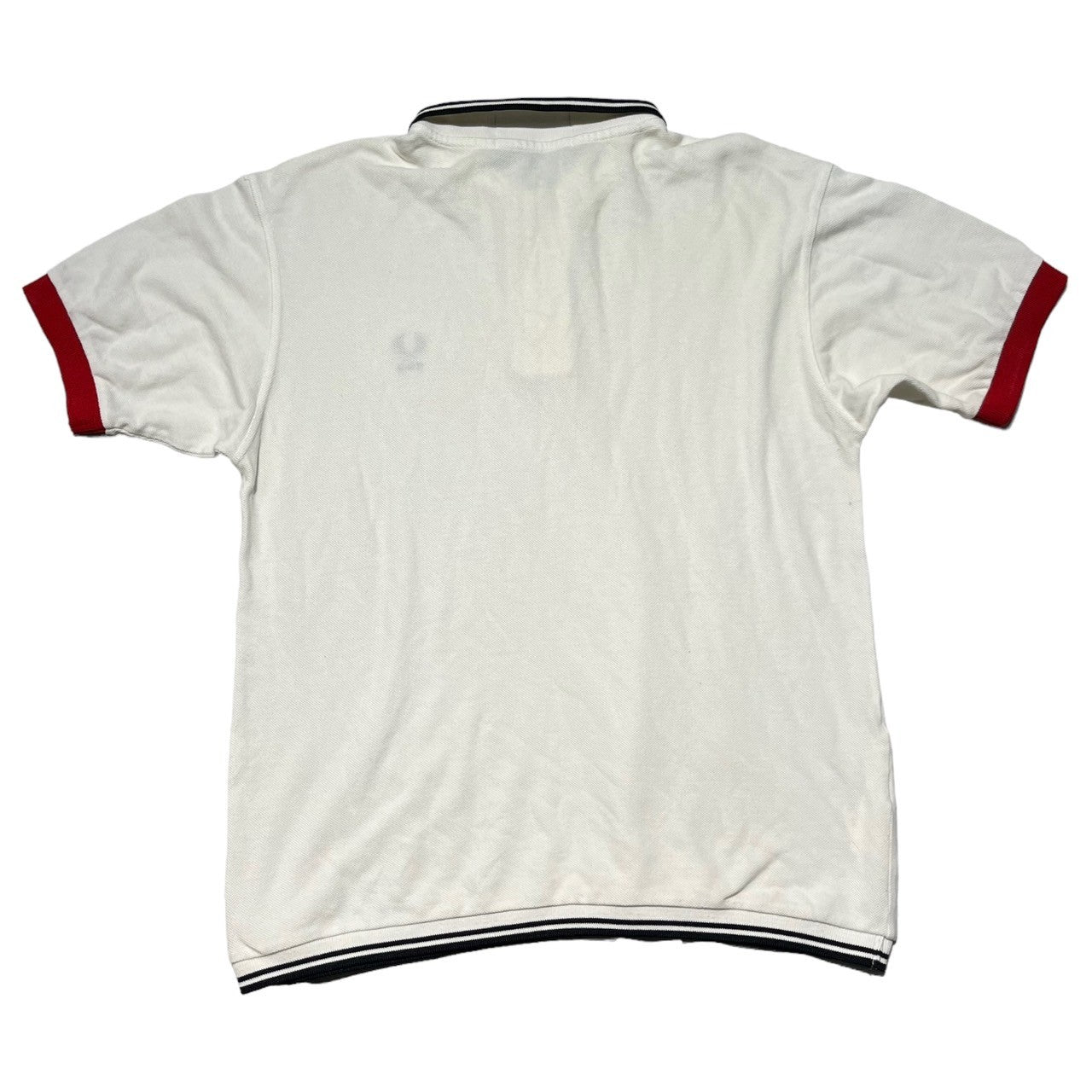 COMME des GARCONS SHIRT × FREDPERRYコムデギャルソンシャツ×フレッドペリー) collaboration polo shirt コラボポロシャツ M ホワイト