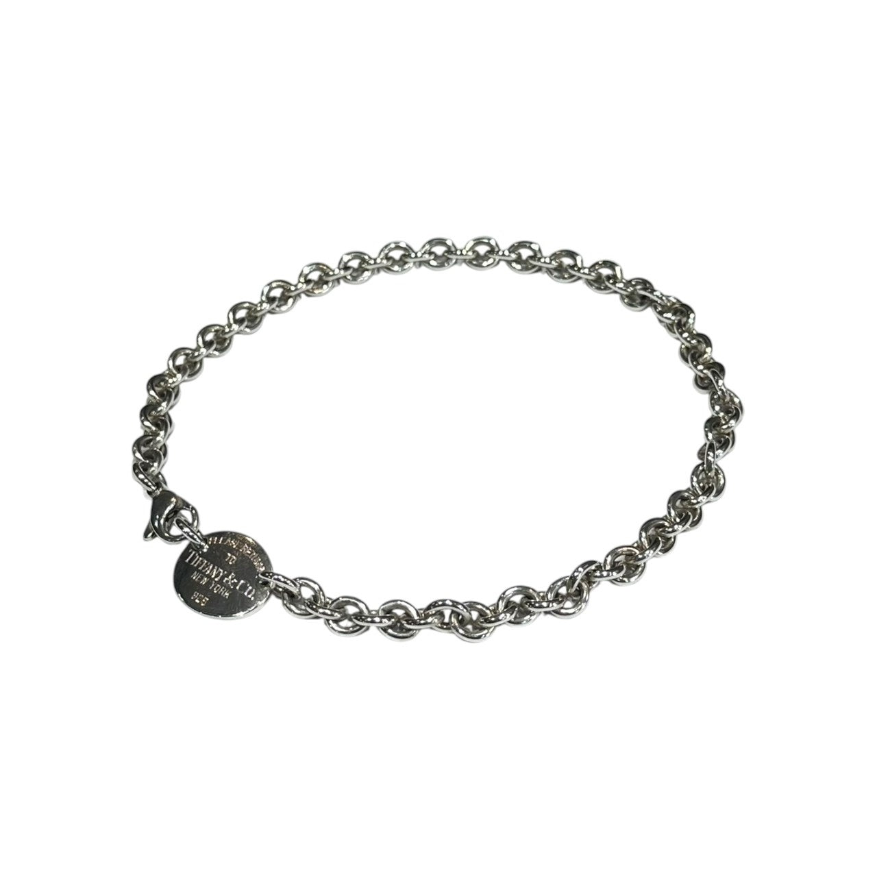 TIFFANY & CO.(ティファニー) Round Return to Chain Necklace ラウンド リターントゥ チェーン ネックレス シルバー ブレスレットとして併用可能